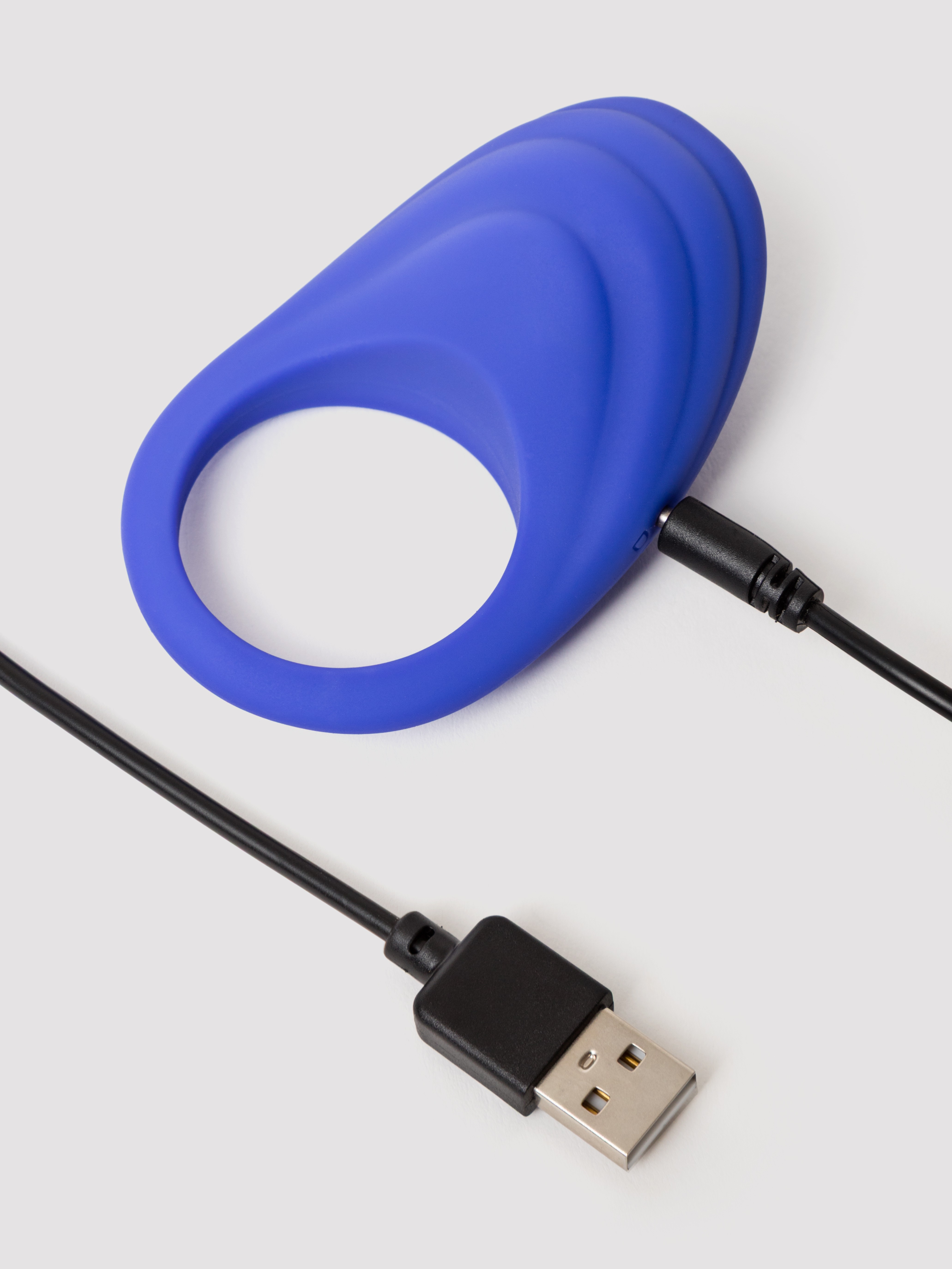 Connect App Controlled Vibrating Couples Ring, Purple, hi-res