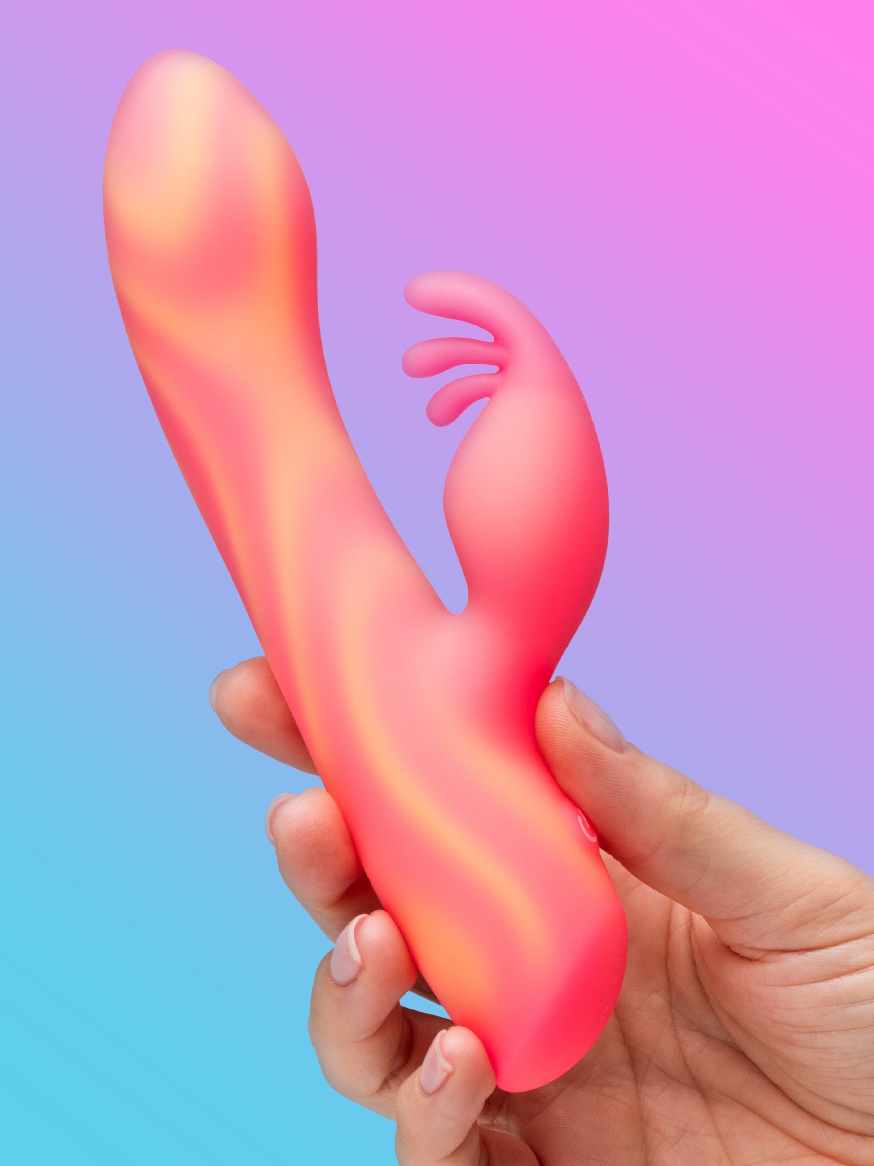 Endless Summer Moonlight Magic Light Up Rabbit Vibrator, Pink, hi-res