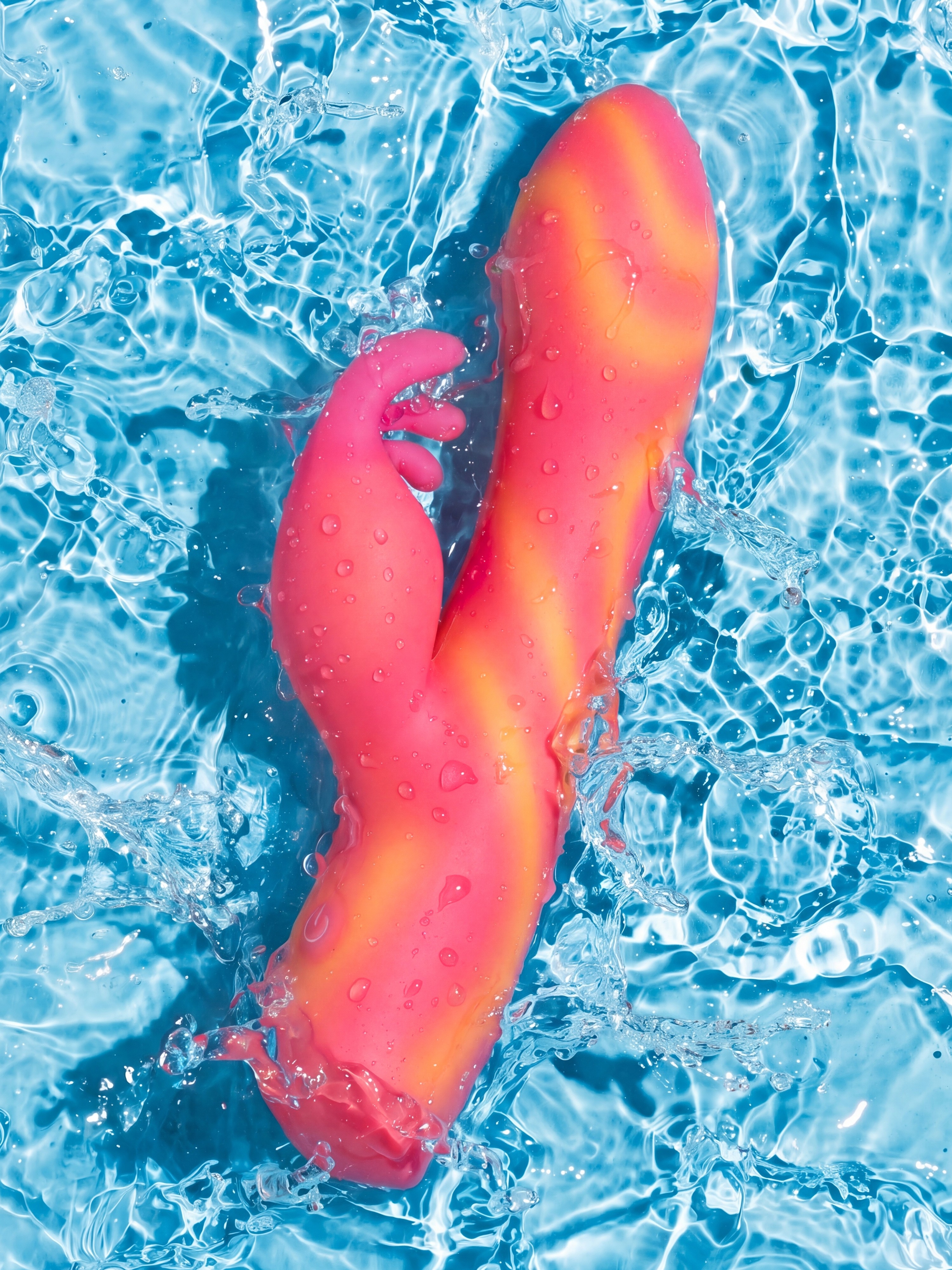 Endless Summer Moonlight Magic Light Up Rabbit Vibrator, Pink, hi-res