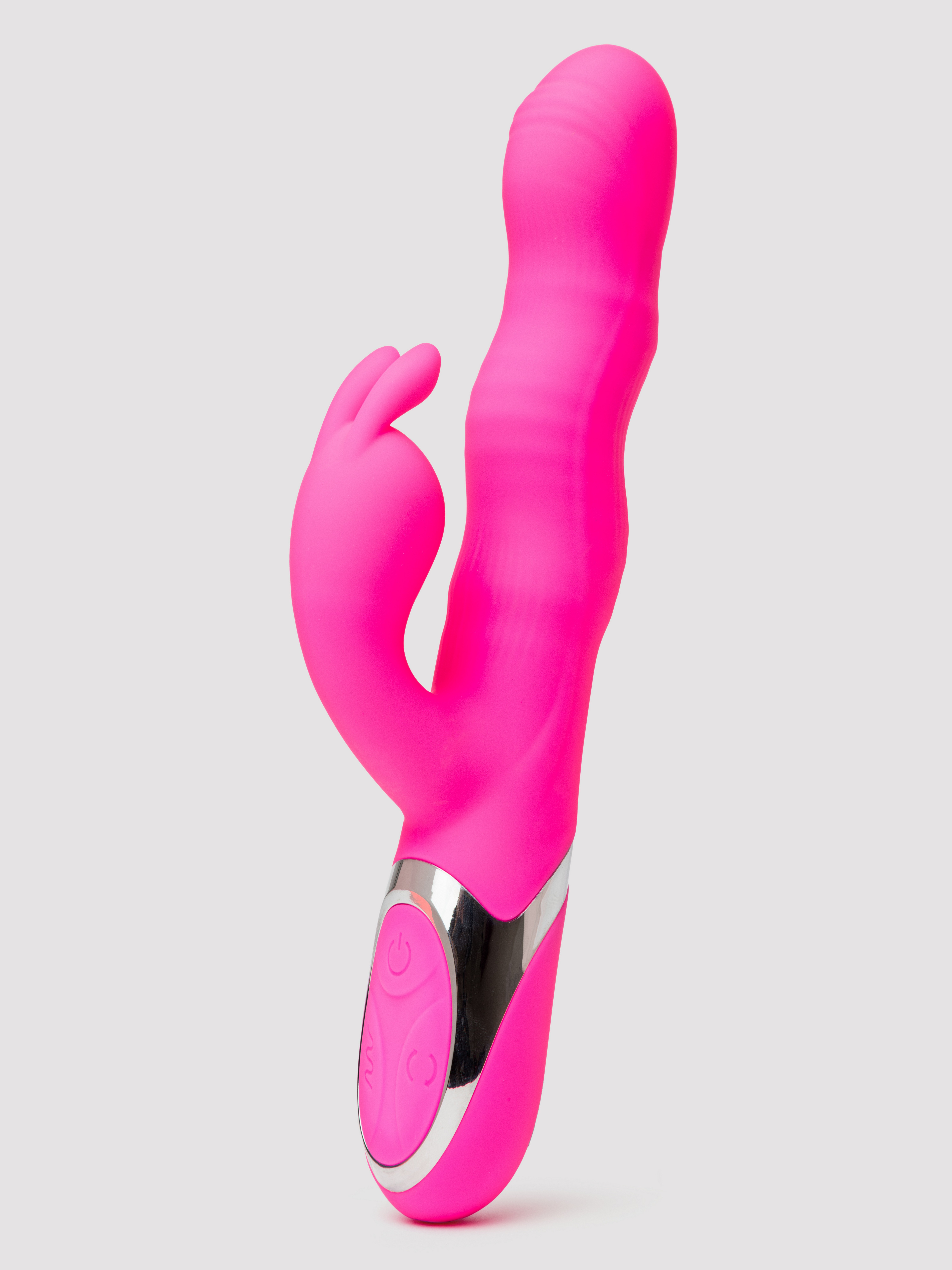 Enchanted Wave Powerful Rabbit Vibrator, Black, hi-res