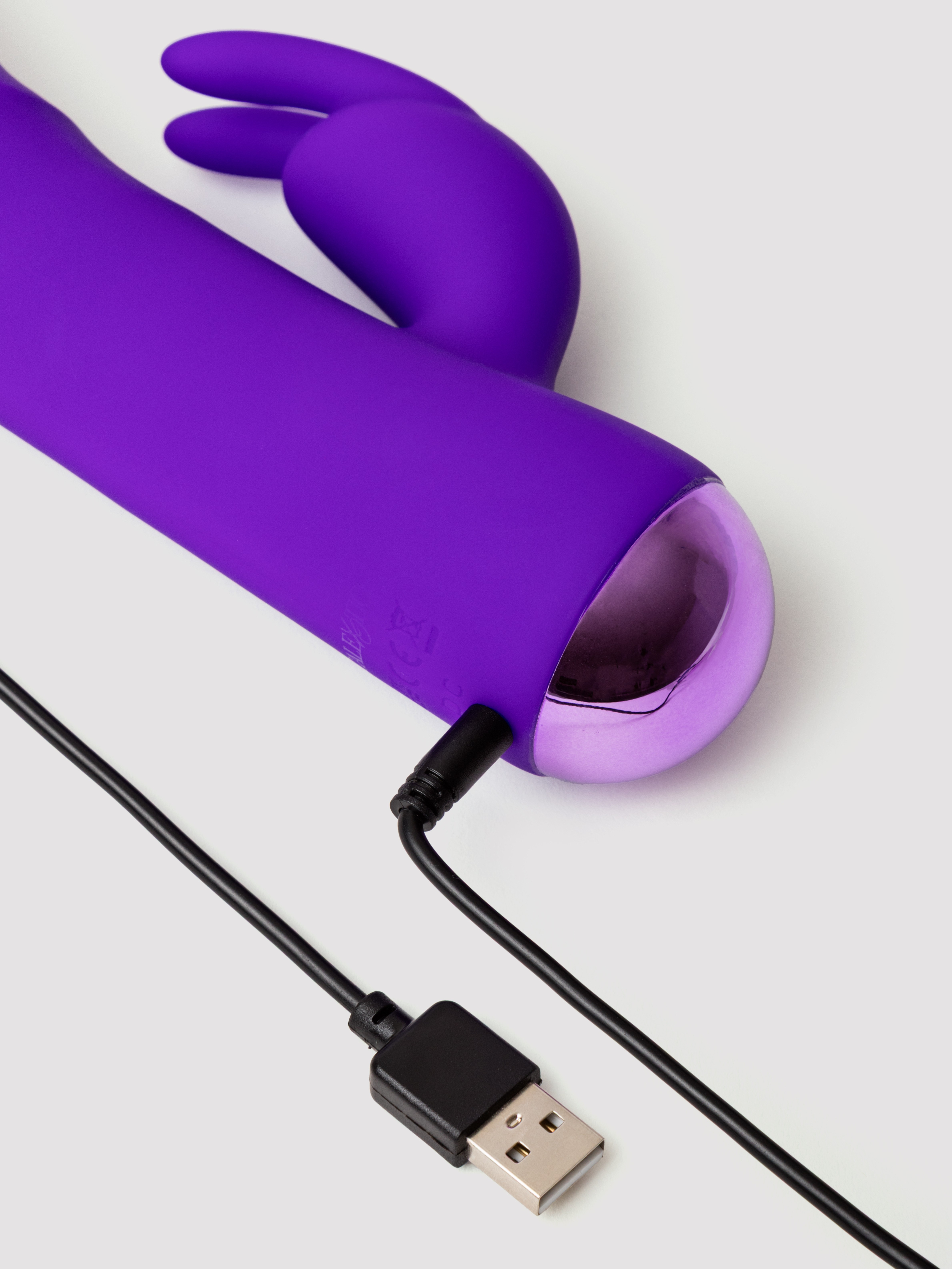 Extra Thicc Deep-Thrusting Rabbit Vibrator, Purple, hi-res