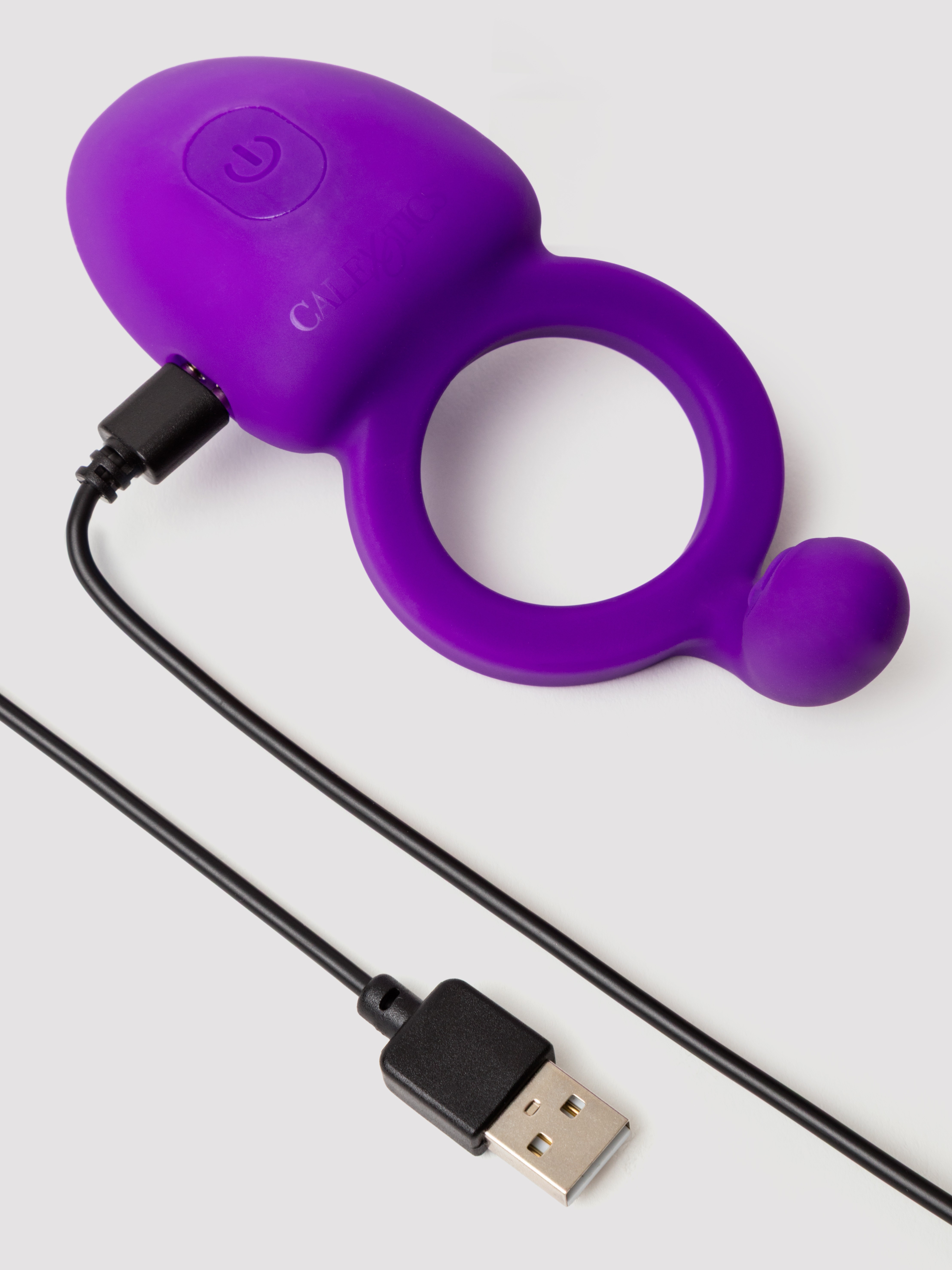 Closer Intimate Passion Rechargeable Dual Stimulation Cock Ring, Purple, hi-res