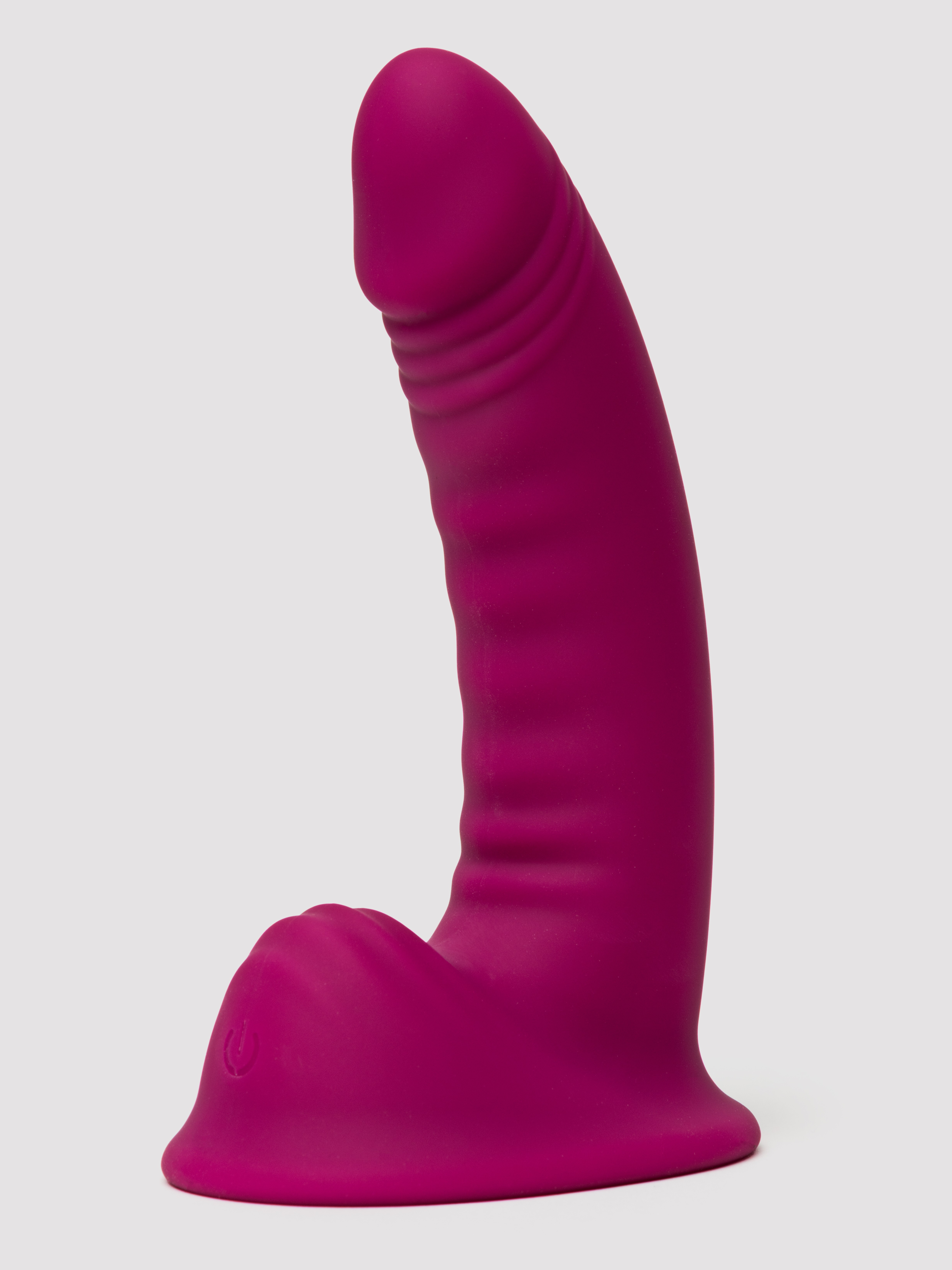 G-Ride Rechargeable Girthy Grinding Dildo Vibrator, Purple, hi-res