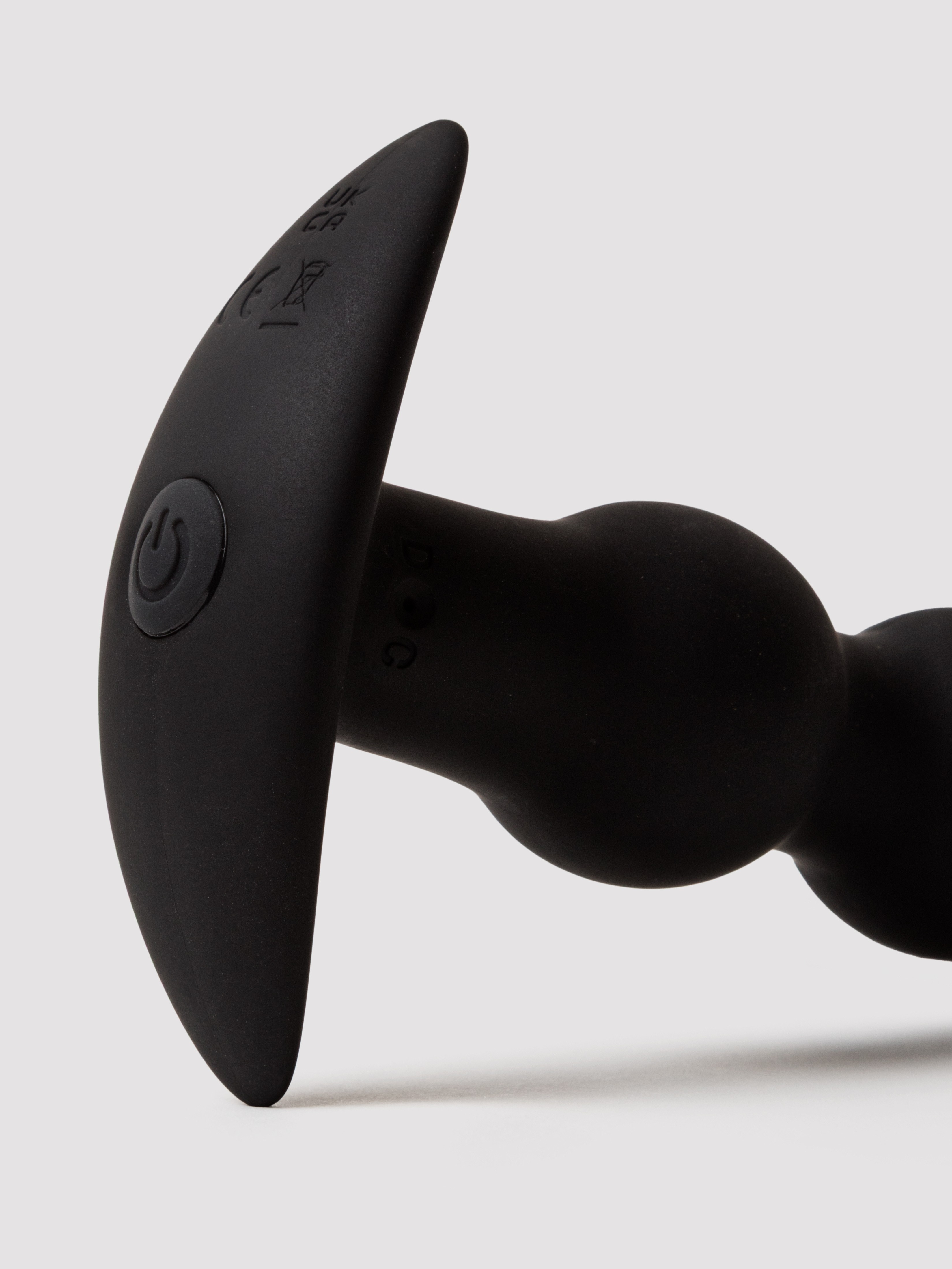 Power Beads X-10 Vibrating Rechargeable Anal Beads, Black, hi-res