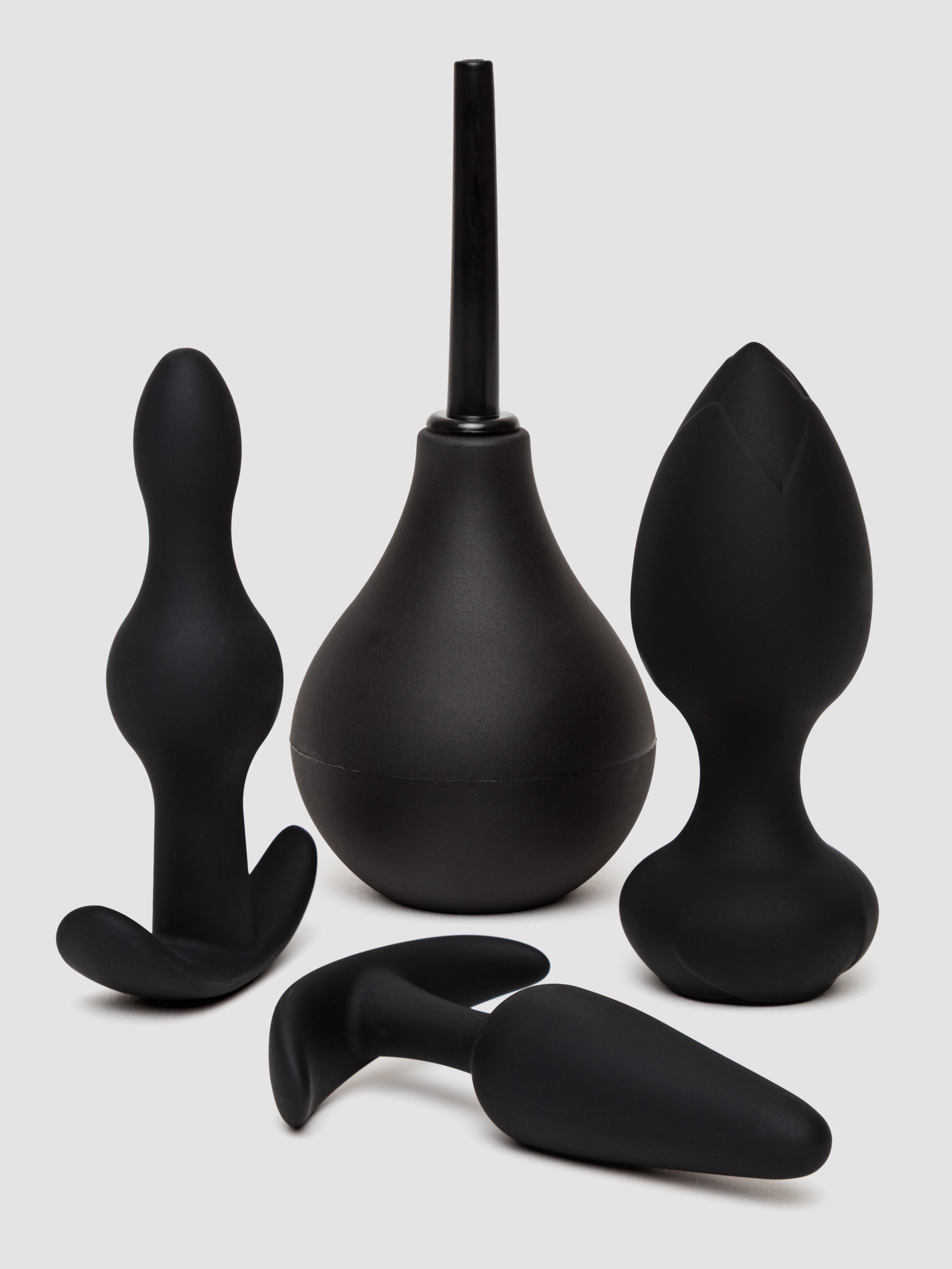 Pleasure Kits Anal Explorer Kit (4 Piece), Black, hi-res