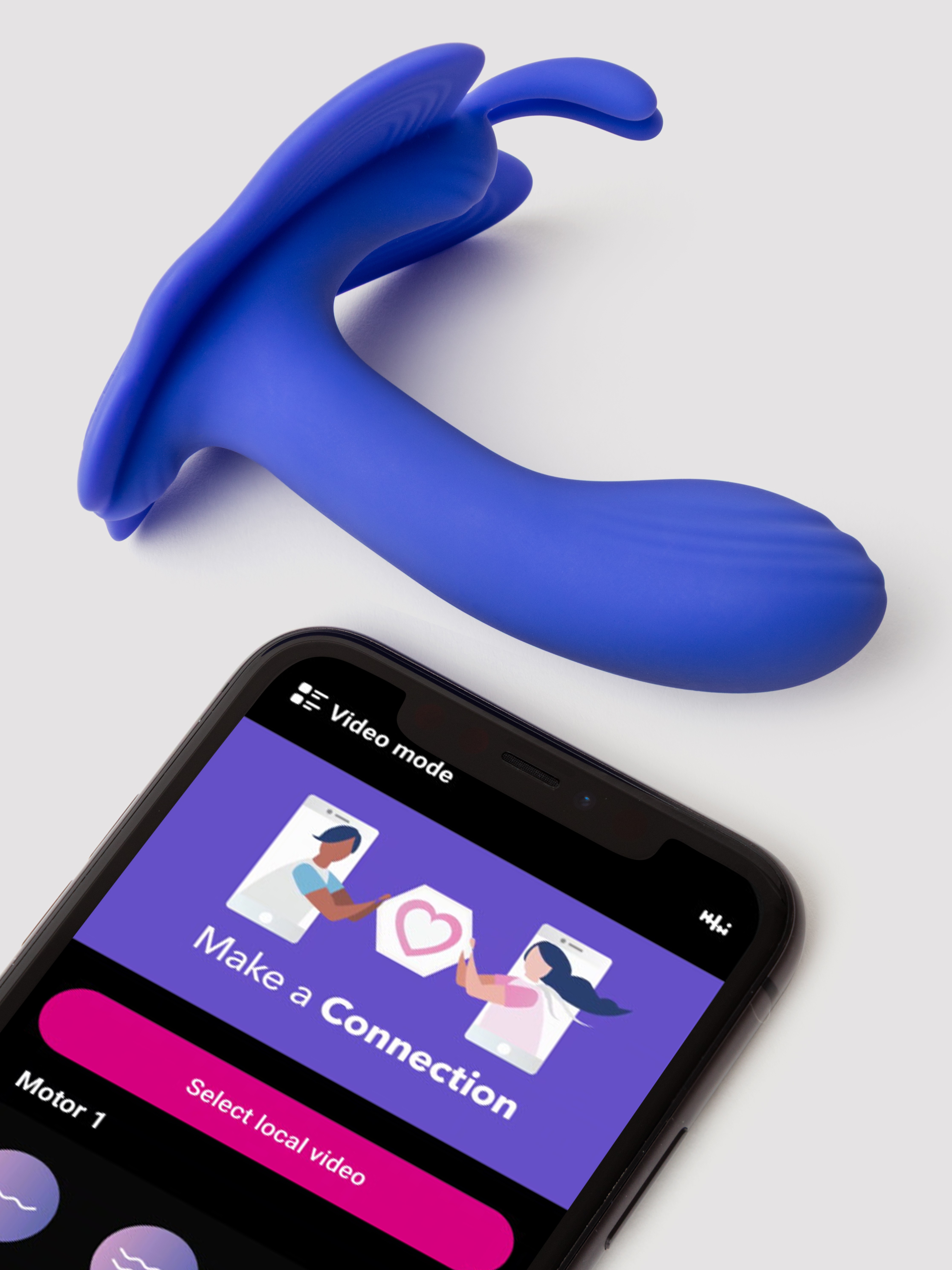 Connect Venus Butterfly App Controlled Wearable G-Spot Vibrator, Purple, hi-res