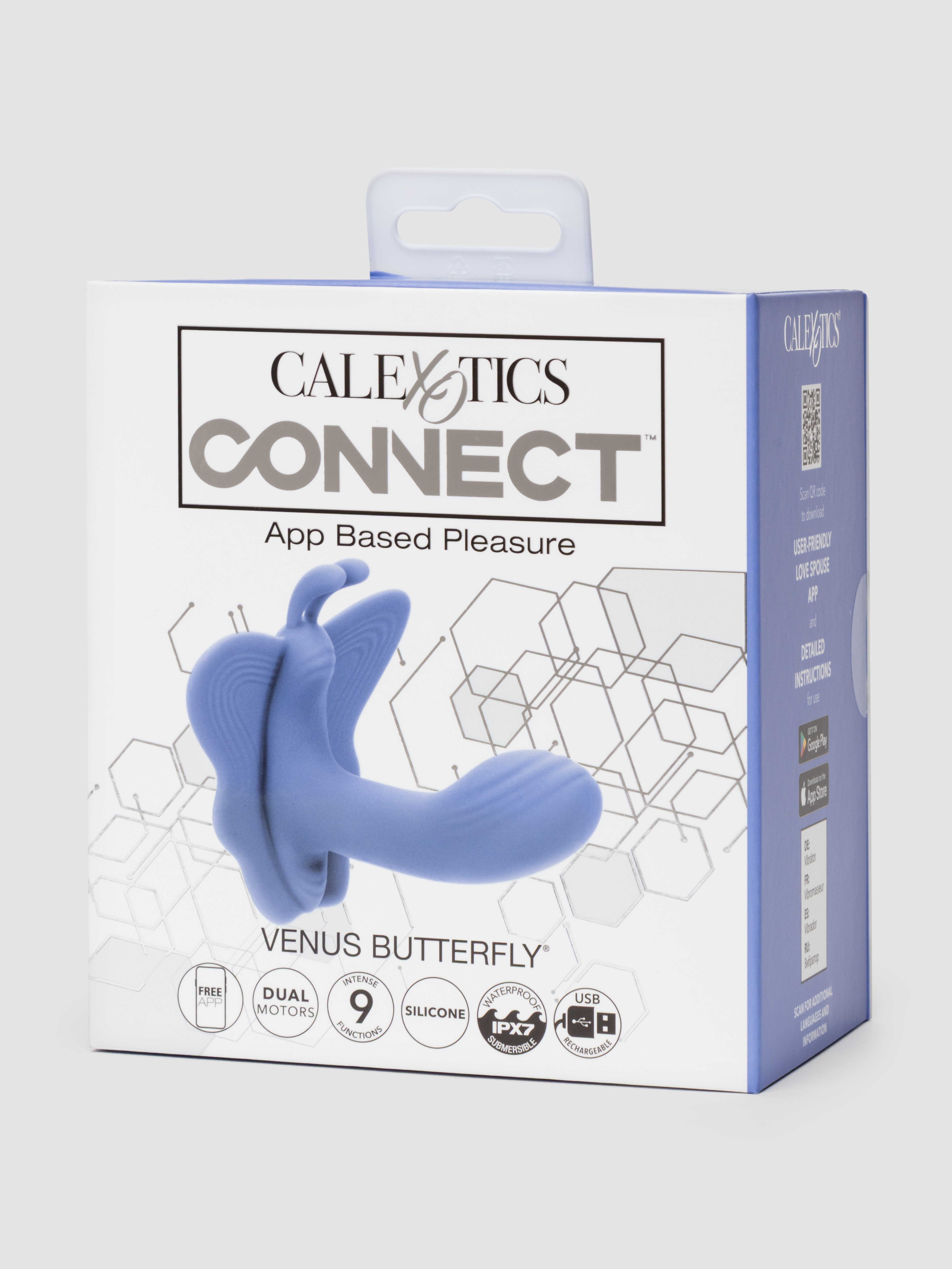 Connect Venus Butterfly App Controlled Wearable G-Spot Vibrator, Purple, hi-res