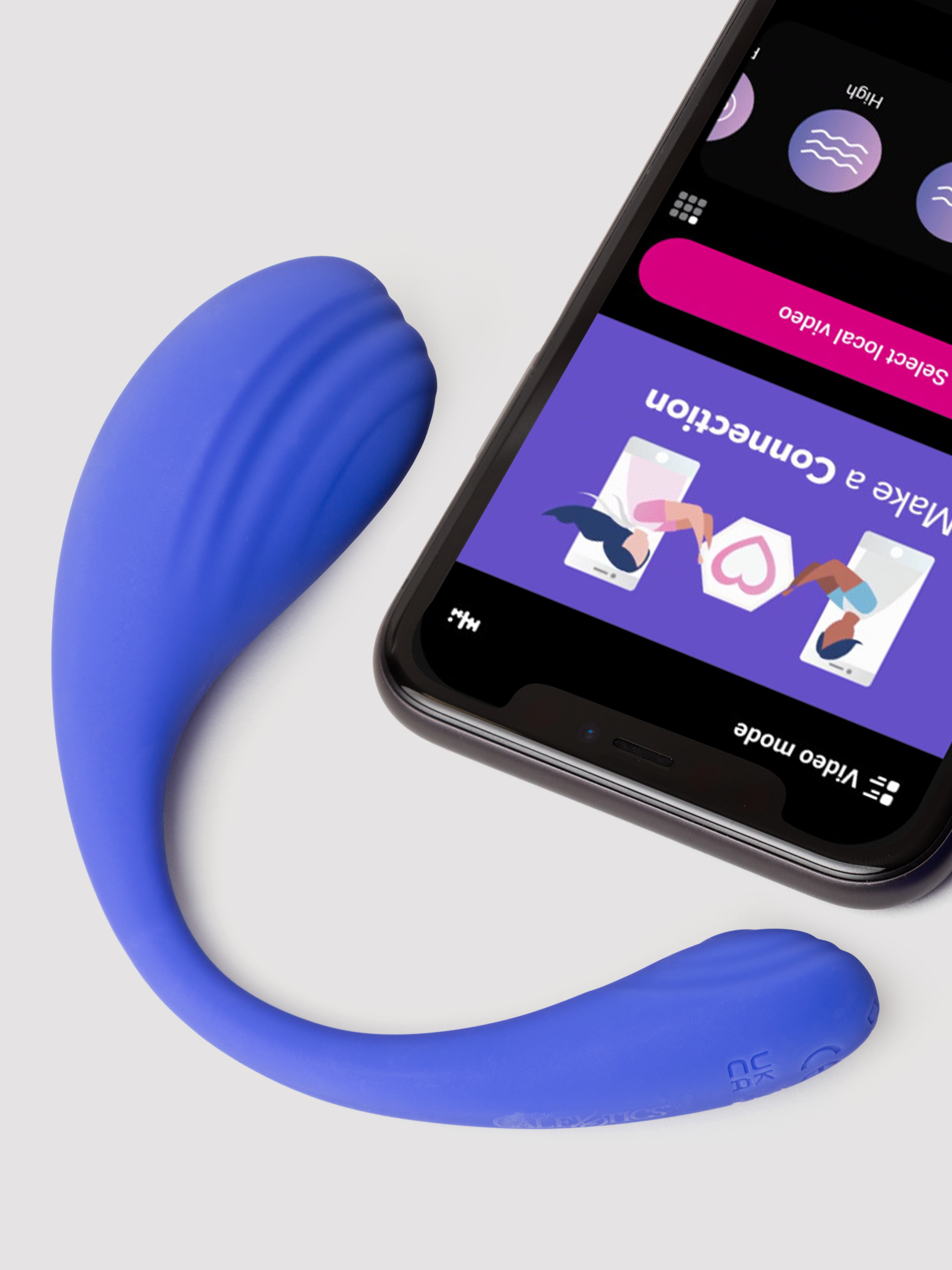 Connect App Controlled Wearable Vibrating Love Egg and Kegel Exerciser, Purple, hi-res