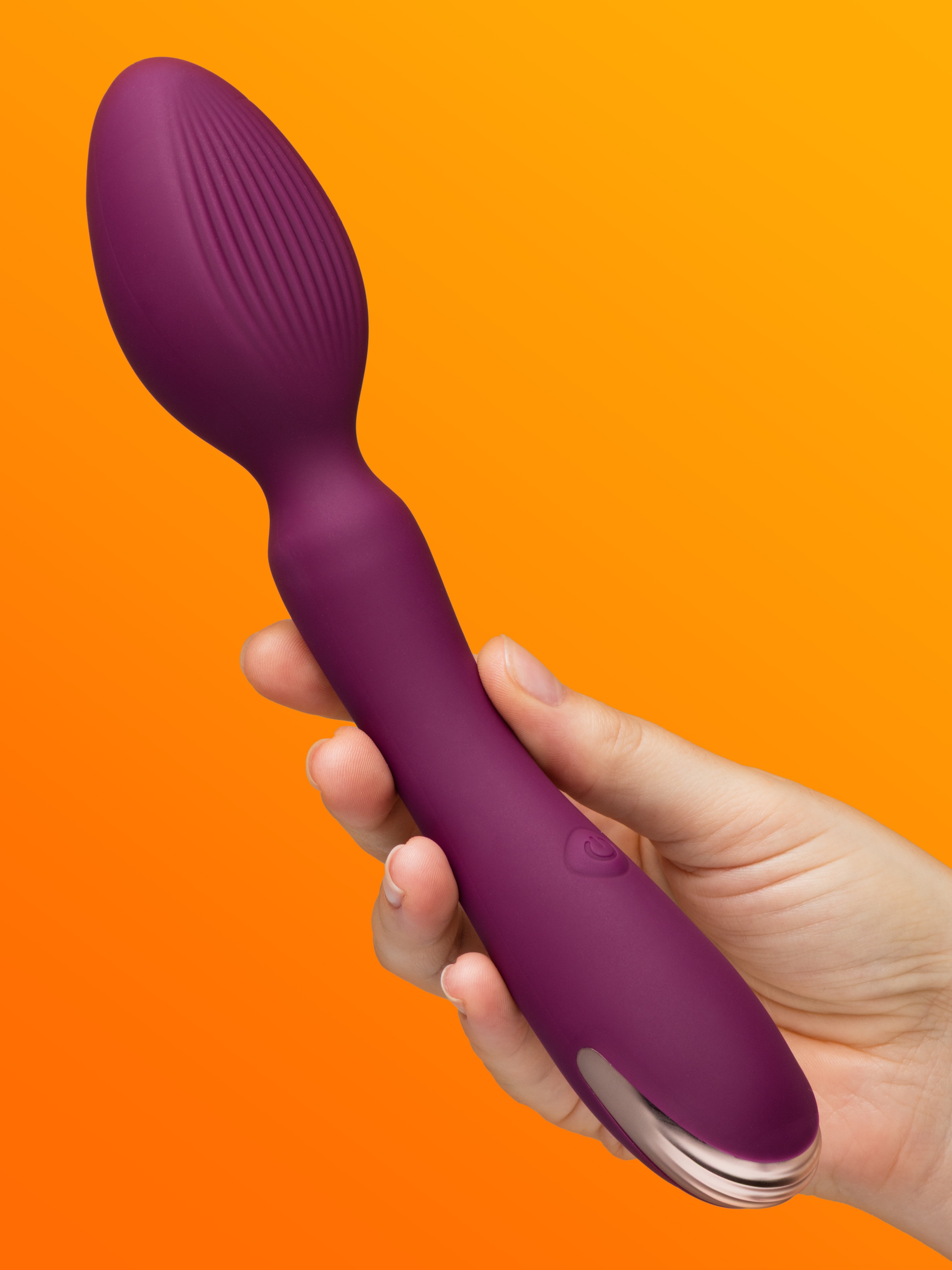 Rocks Off Aurora Purple Rechargeable Extra Powerful Wand Vibrator, Purple, hi-res
