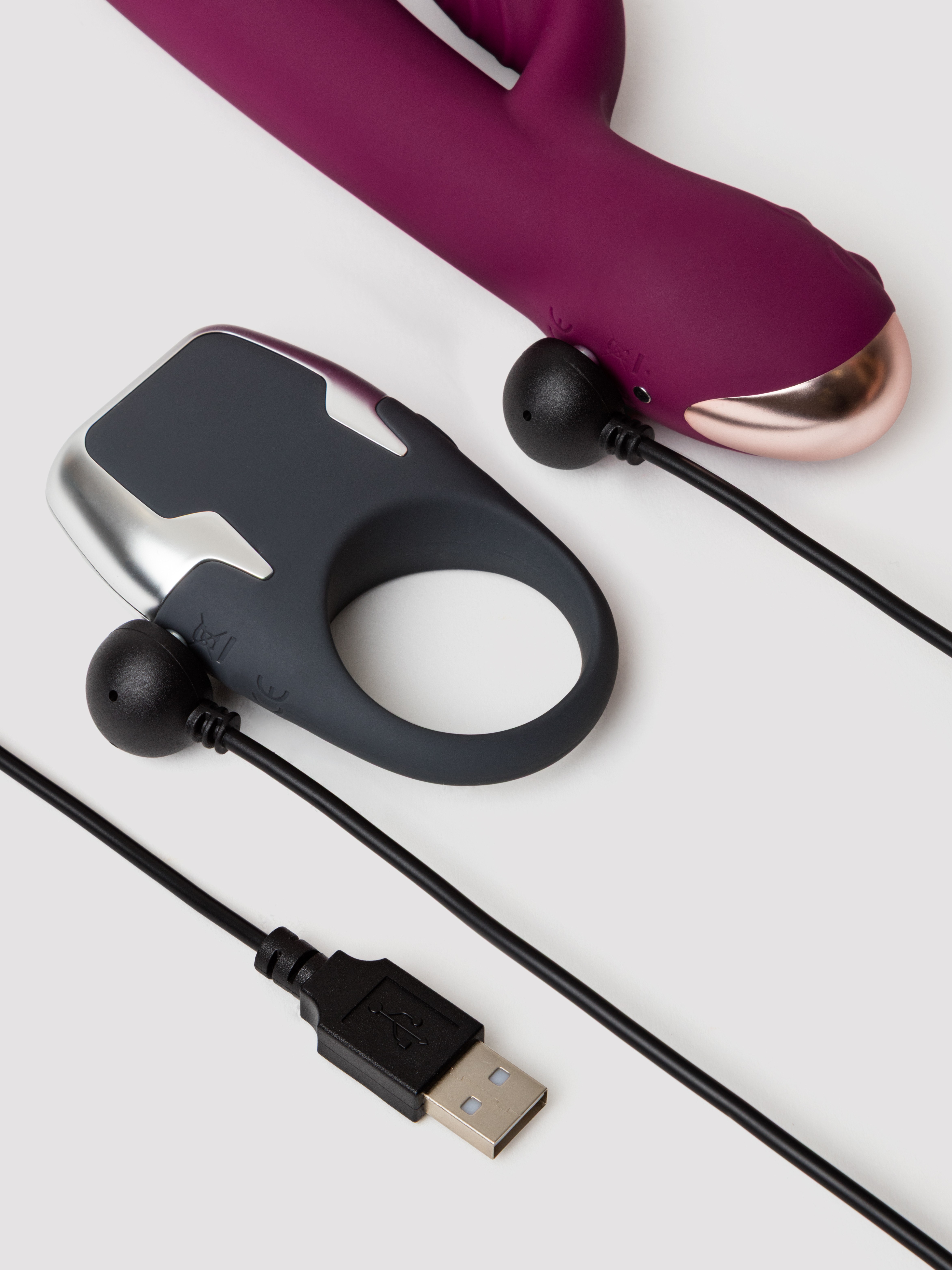 Rocks Off Lamour Rechargeable Couples Sex Toys Kit, Purple, hi-res