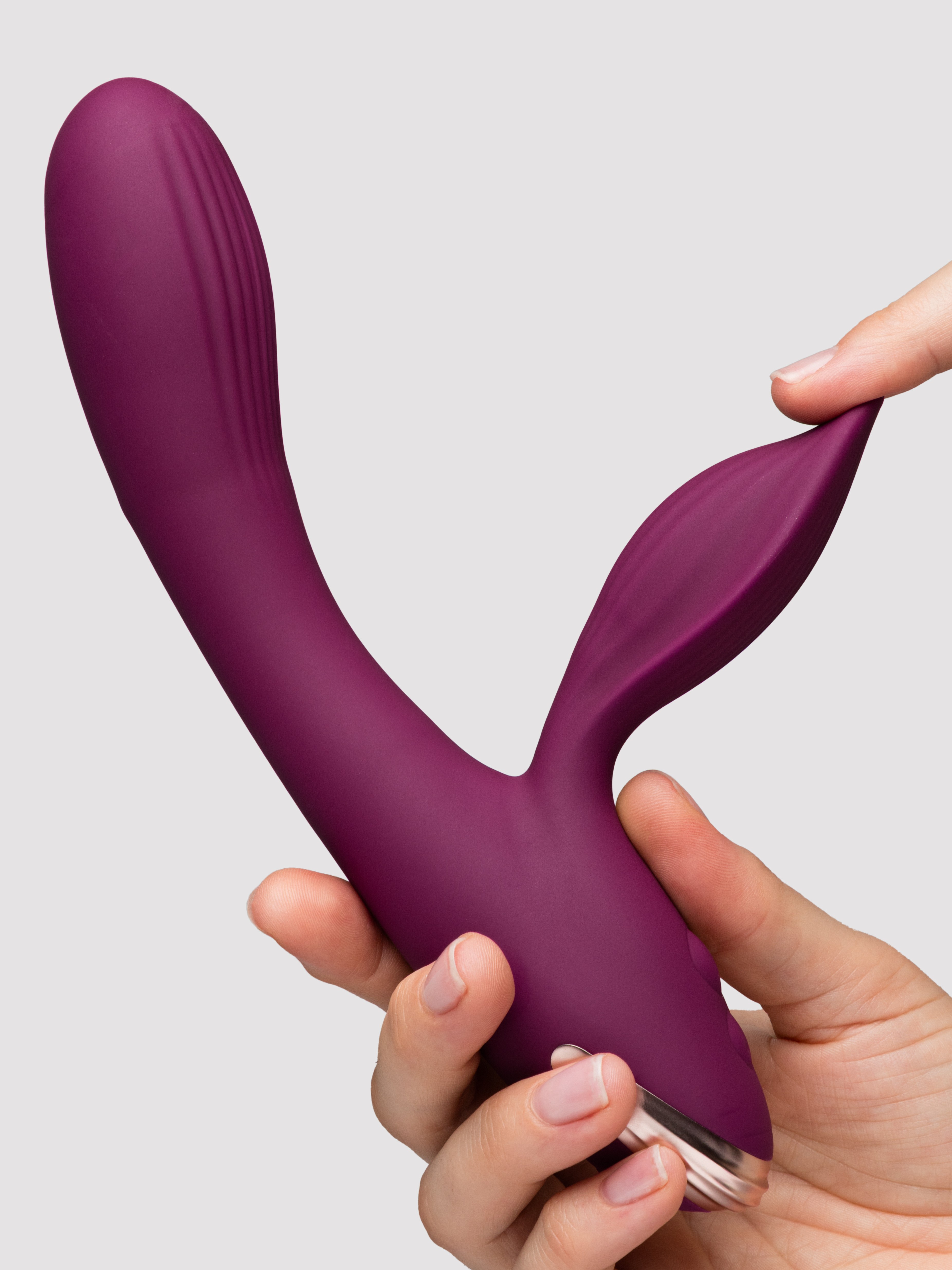 Rocks Off Lyanna Rechargeable Extra Powerful Rabbit Vibrator, Purple, hi-res