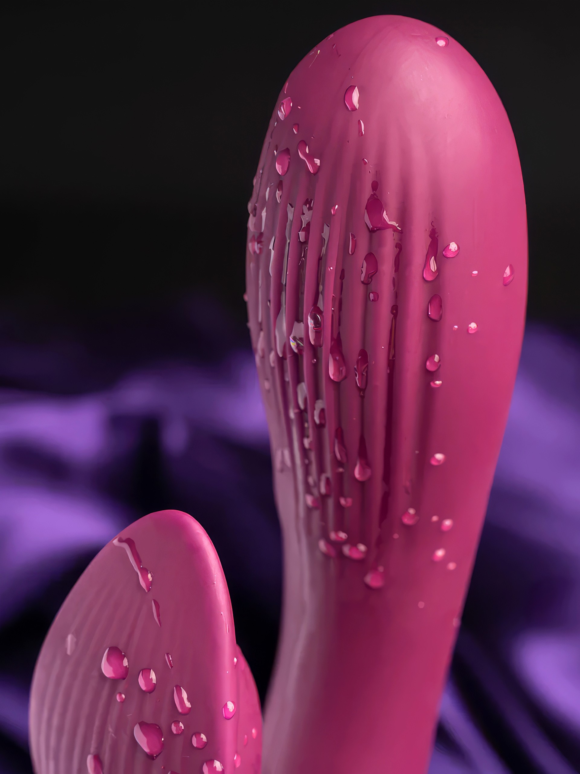 Rocks Off Lyanna Rechargeable Extra Powerful Rabbit Vibrator, Purple, hi-res
