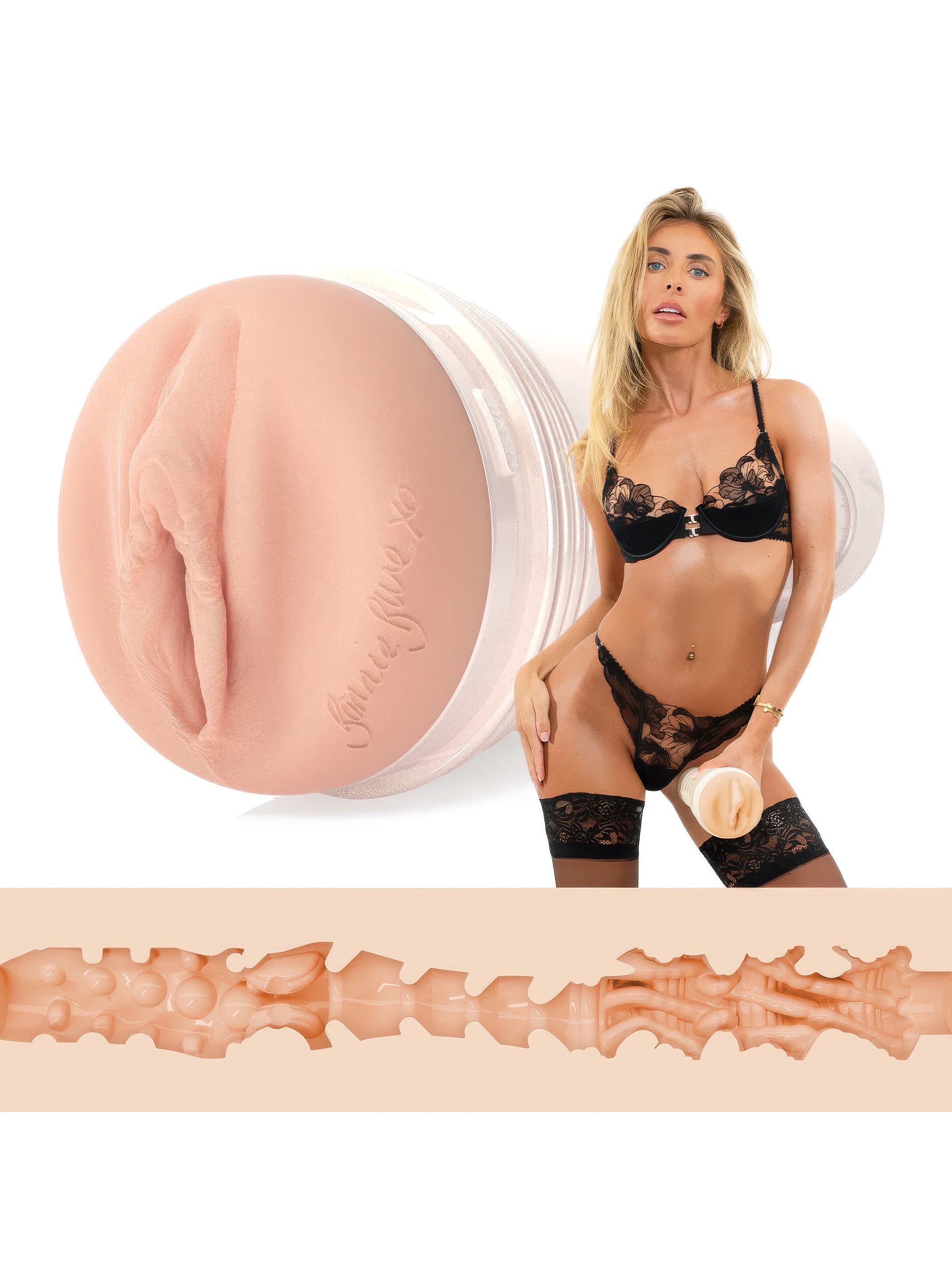 Fleshlight Girls Bonnie Blue Lady Texture, Flesh Pink, hi-res