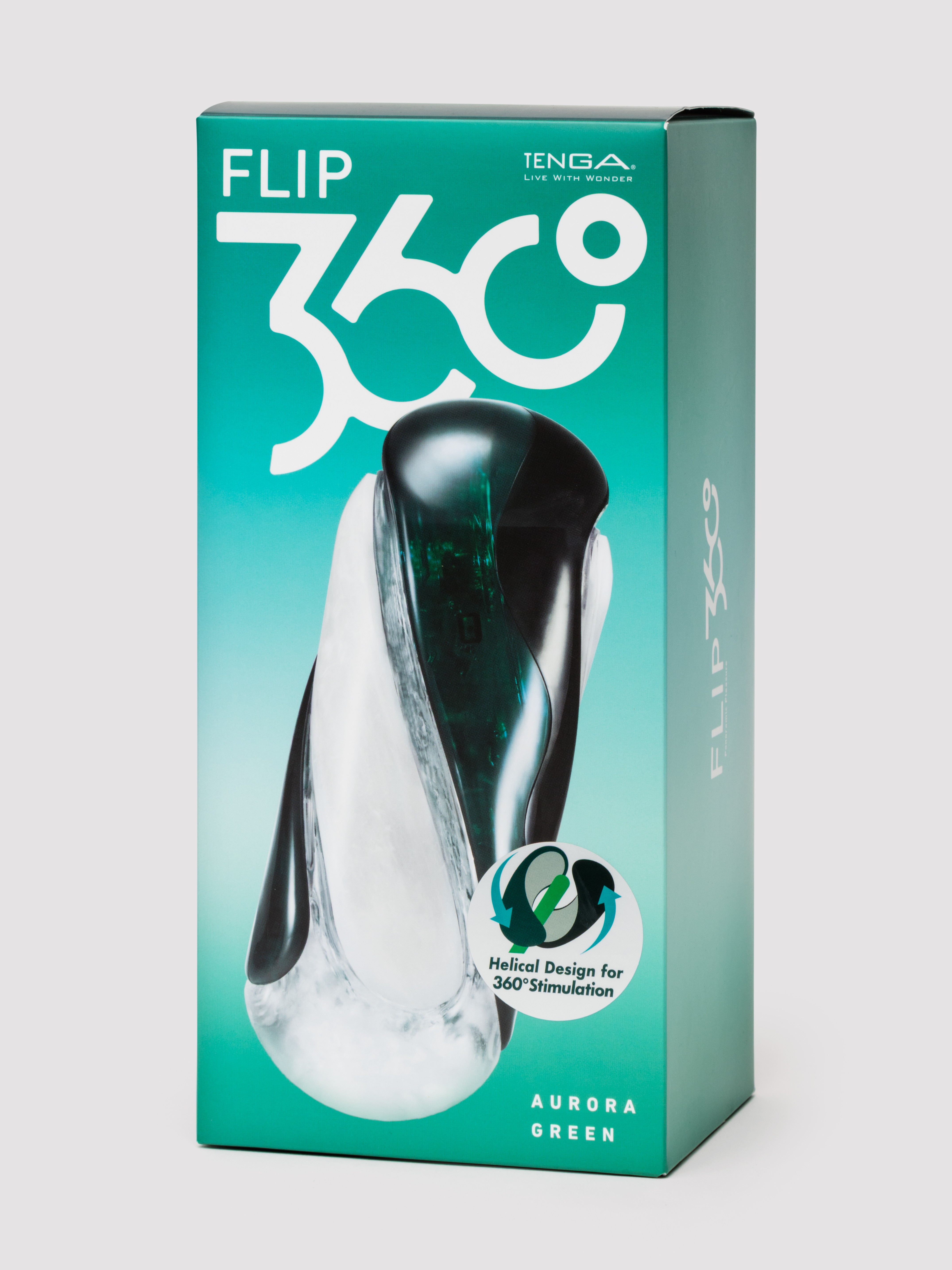 Tenga Flip 360 Panoramic Pleasure Male Masturbator, Green, hi-res