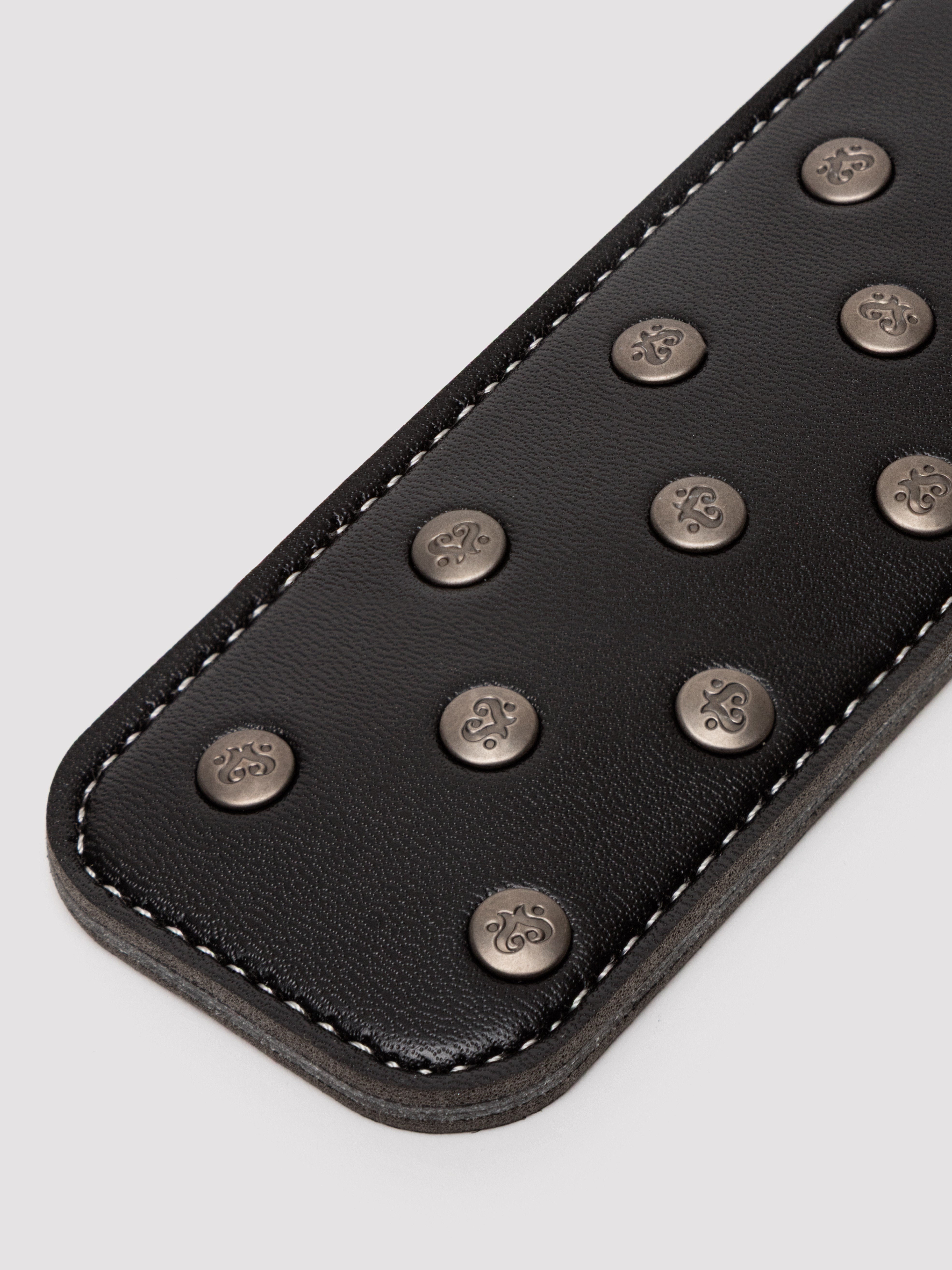 SEI MIO Studdy Hard Punishment Paddle with Studs, Black, hi-res
