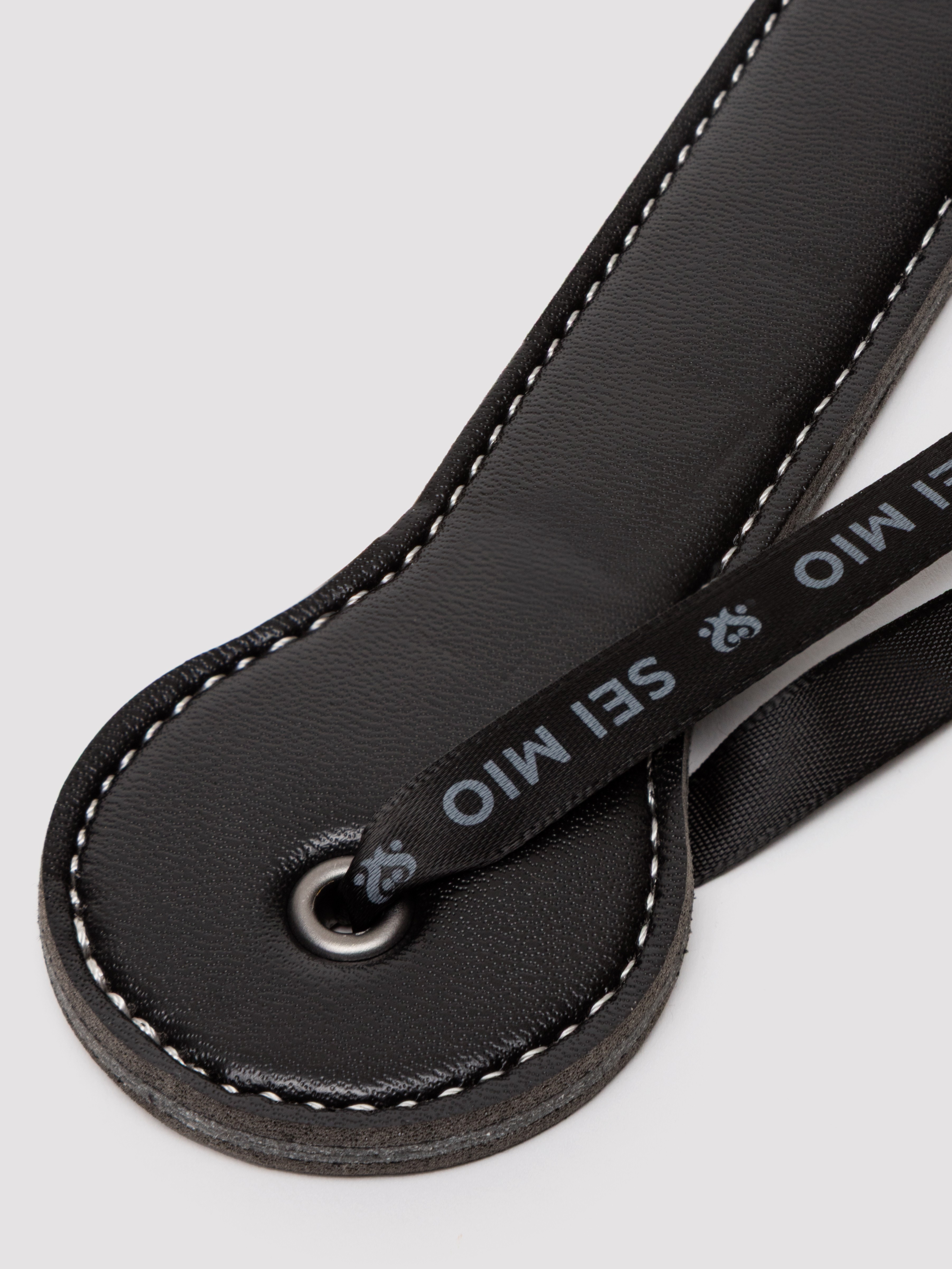 SEI MIO Studdy Hard Punishment Paddle with Studs, Black, hi-res