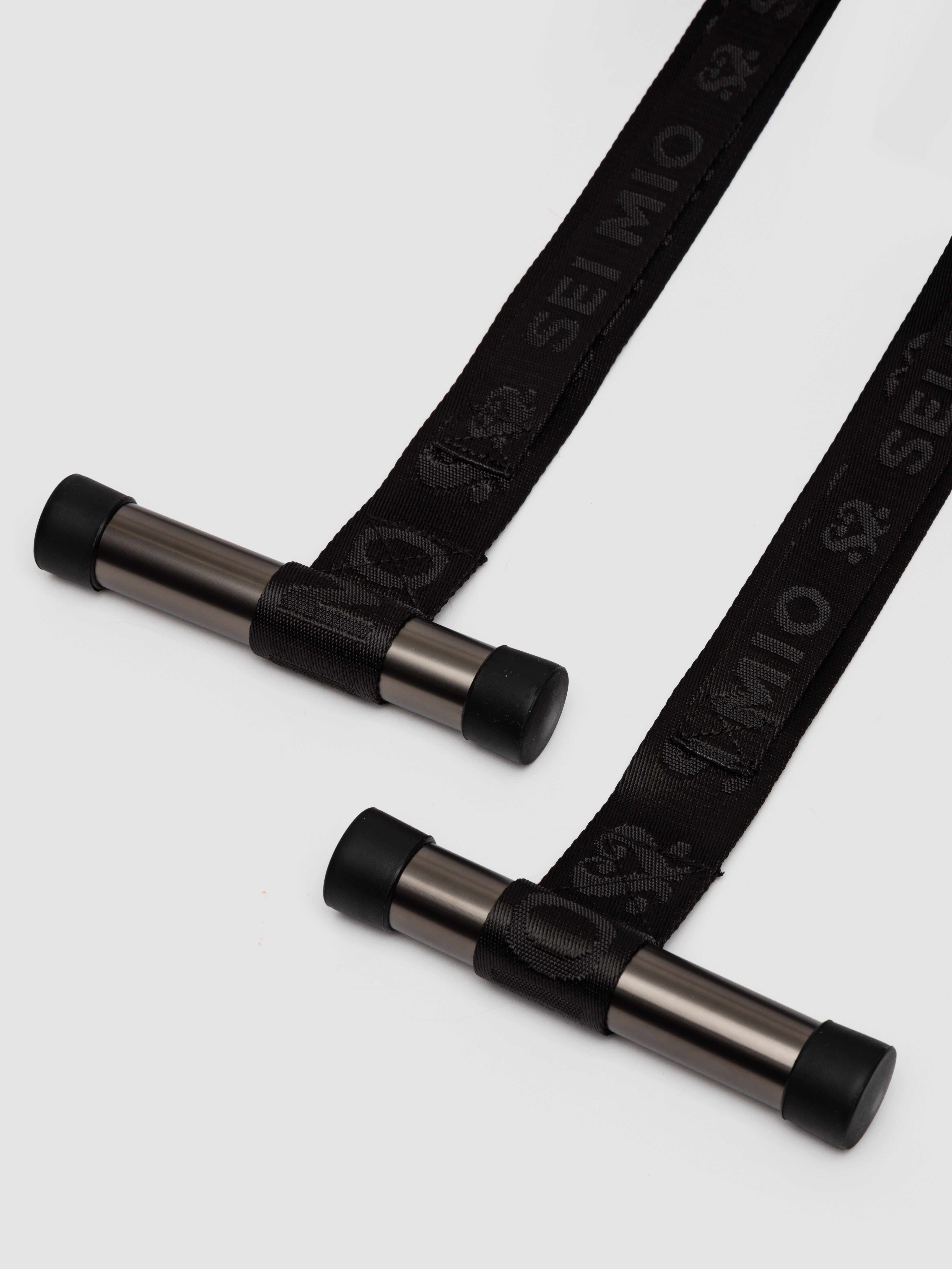 SEI MIO Cross the Threshold Door Based Bondage Cross System Set, Black, hi-res