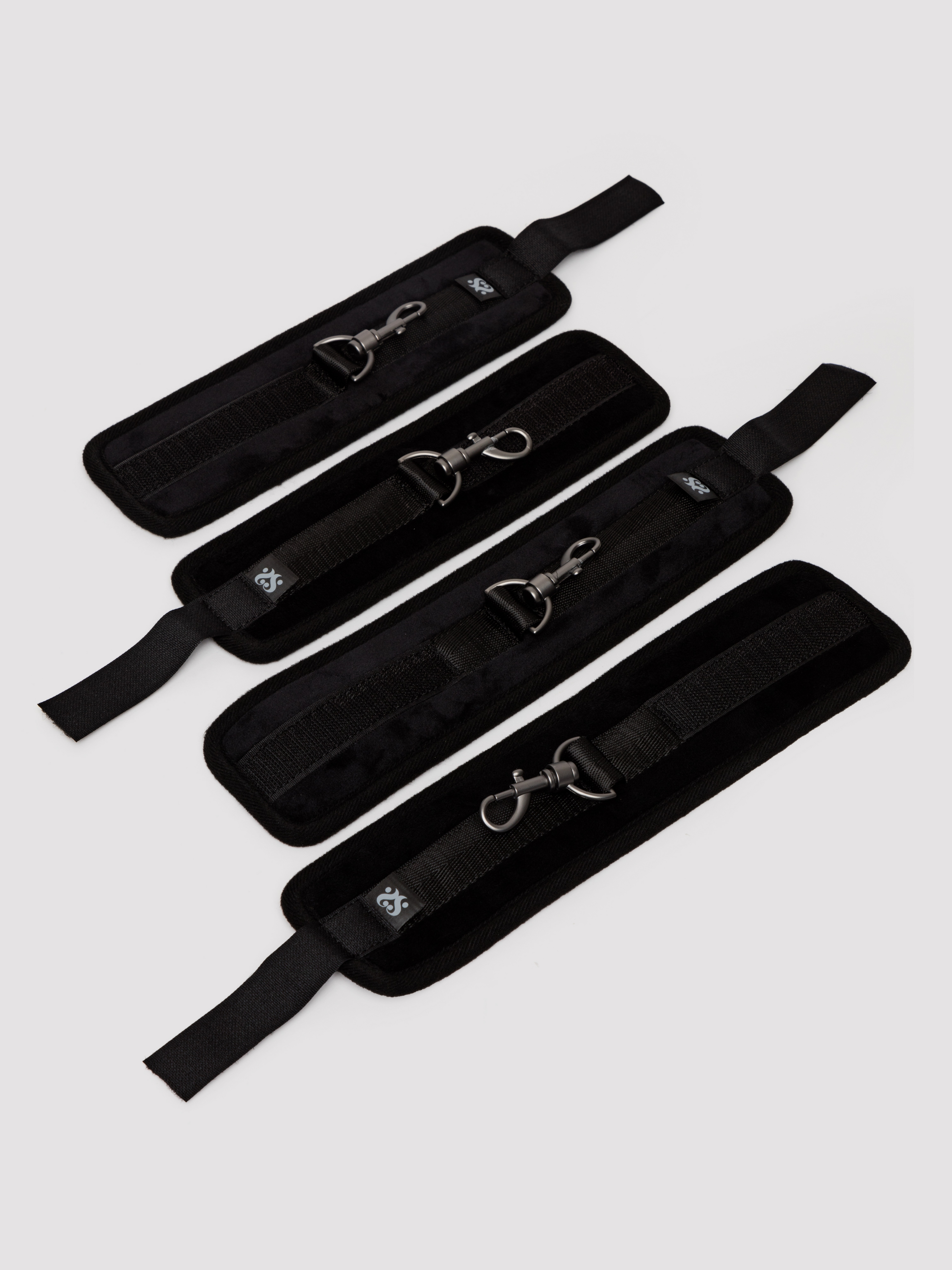 SEI MIO Cross the Threshold Door Based Bondage Cross System Set, Black, hi-res
