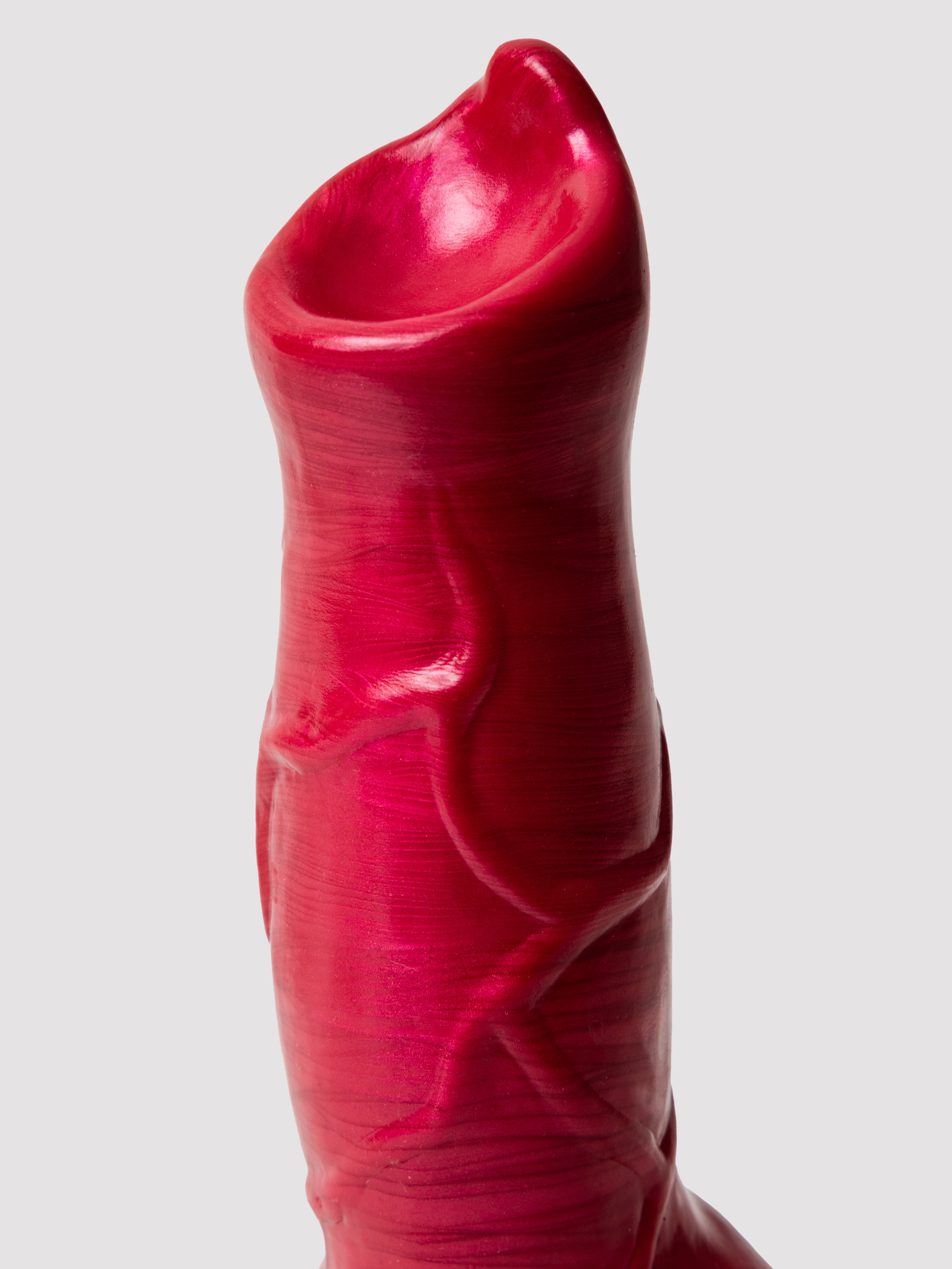 Creature Cocks Hell Hound Canine Penis Silicone Dildo, Red, hi-res