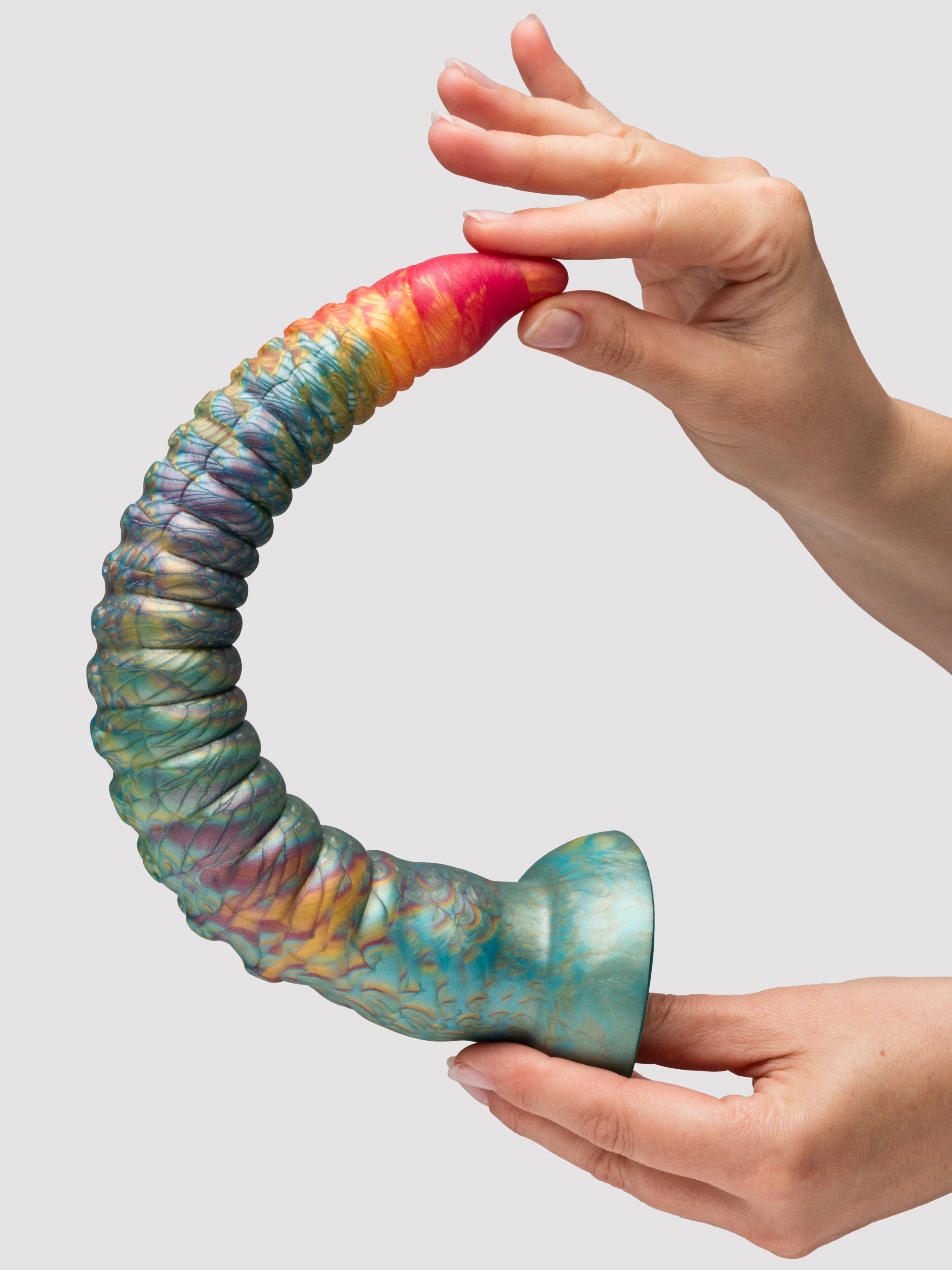 Creature Cocks Tenta-Dick Tentacle Silicone Dildo, Red, hi-res