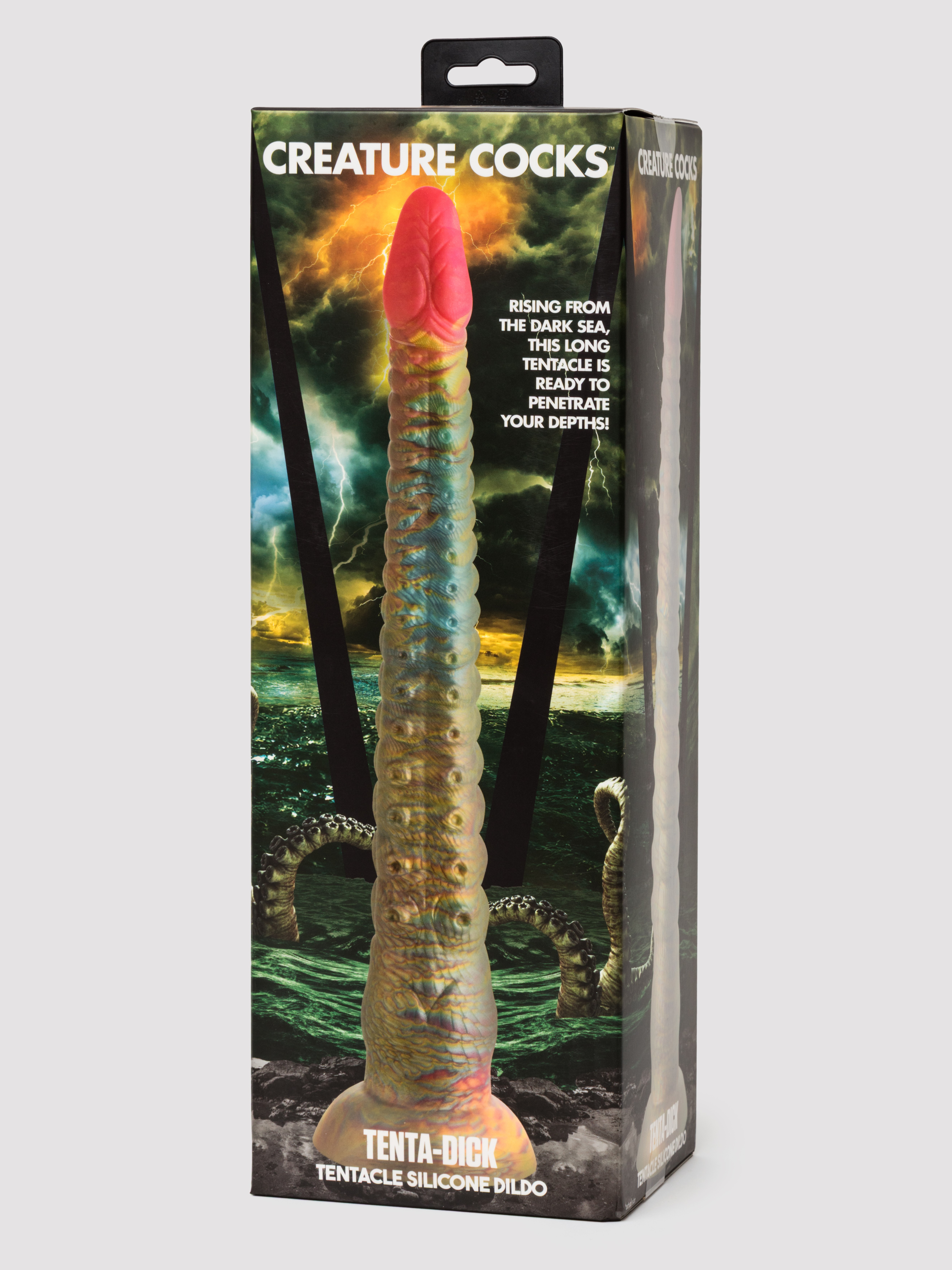 Creature Cocks Tenta-Dick Tentacle Silicone Dildo, Red, hi-res