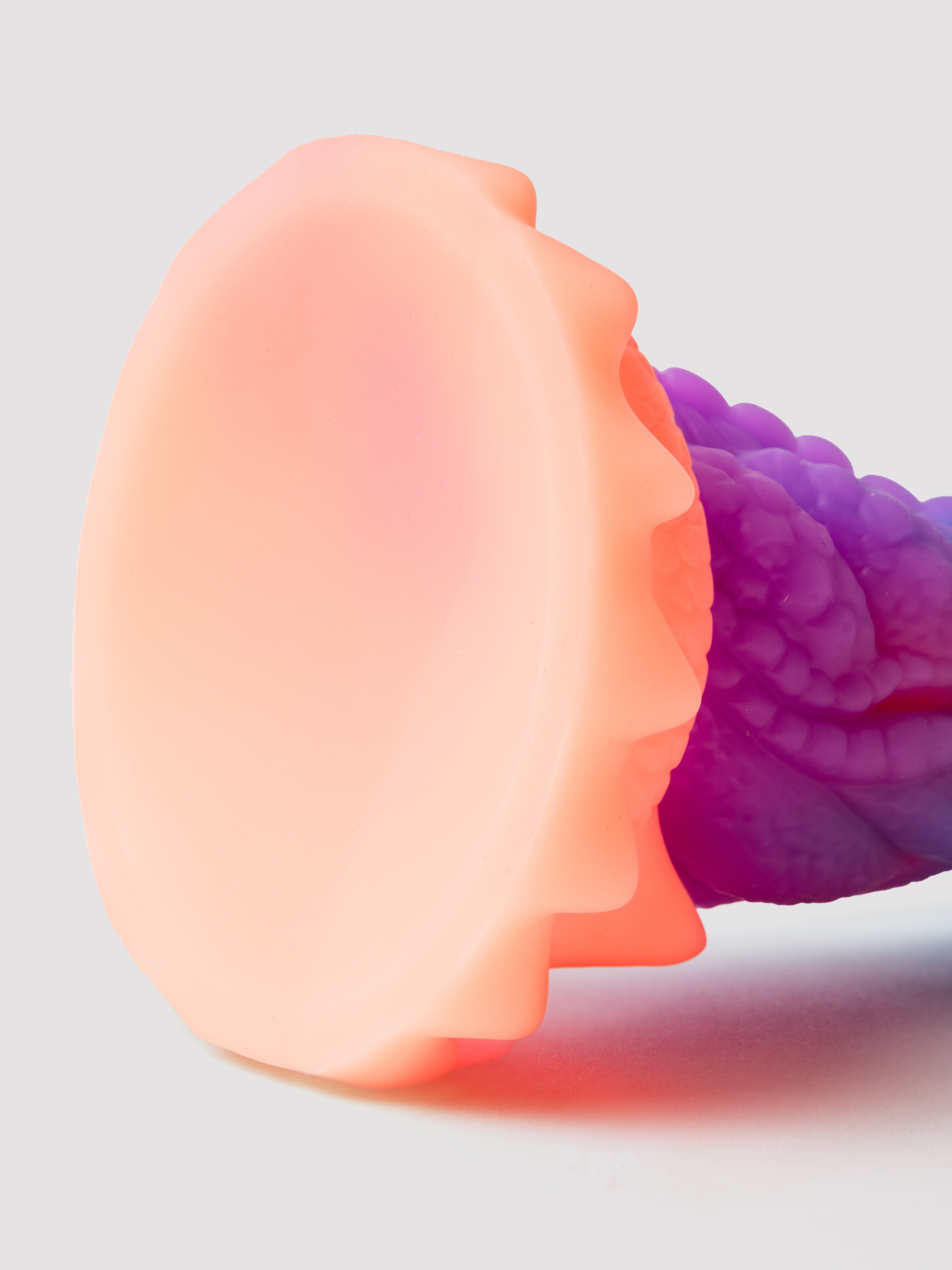 Creature Cocks Aqua-Cock Glow-in-the-Dark Silicone Dildo, Blue, hi-res