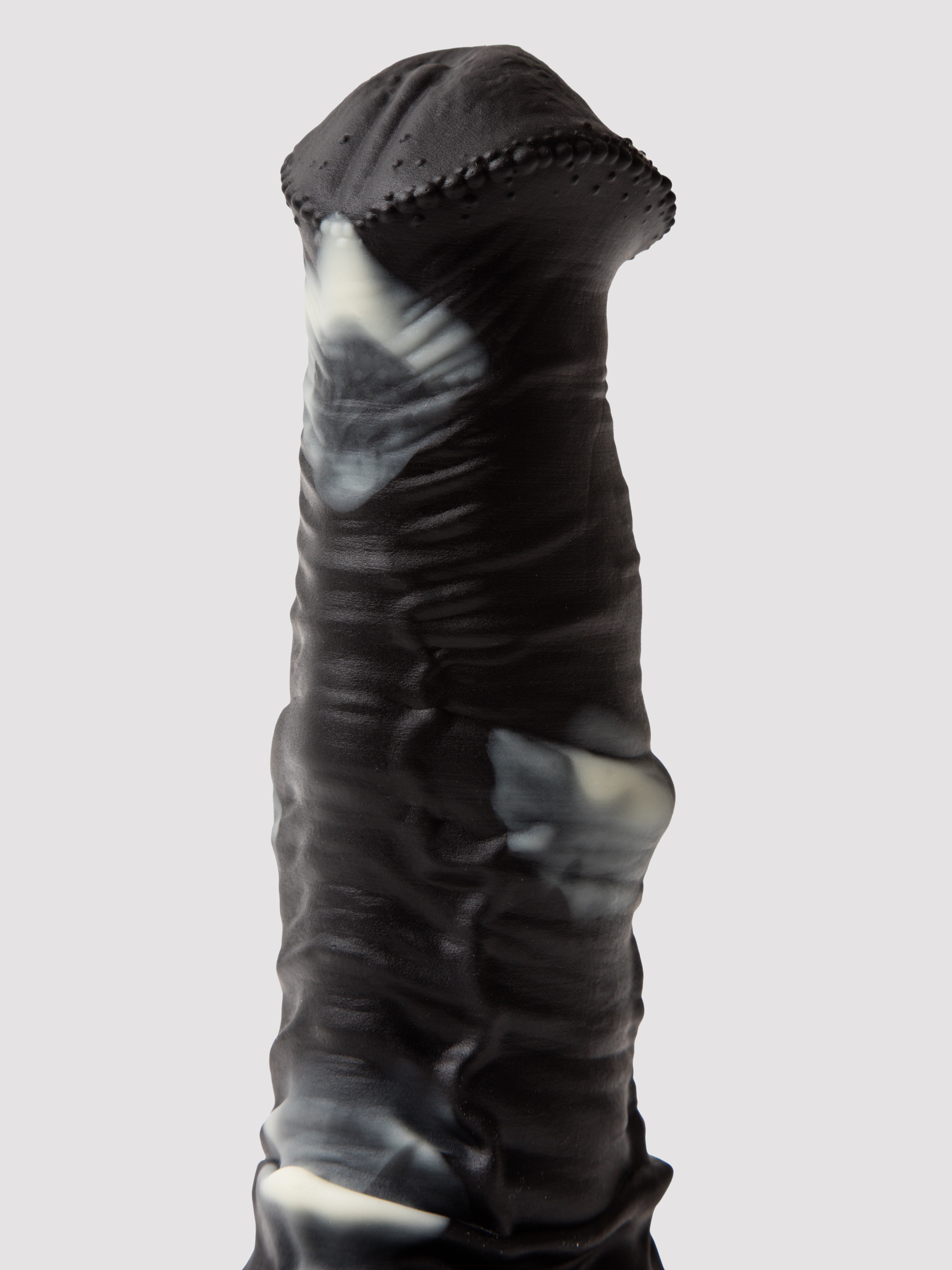 Creature Cocks Stallion 1.5" Silicone Penis Extension, Black, hi-res