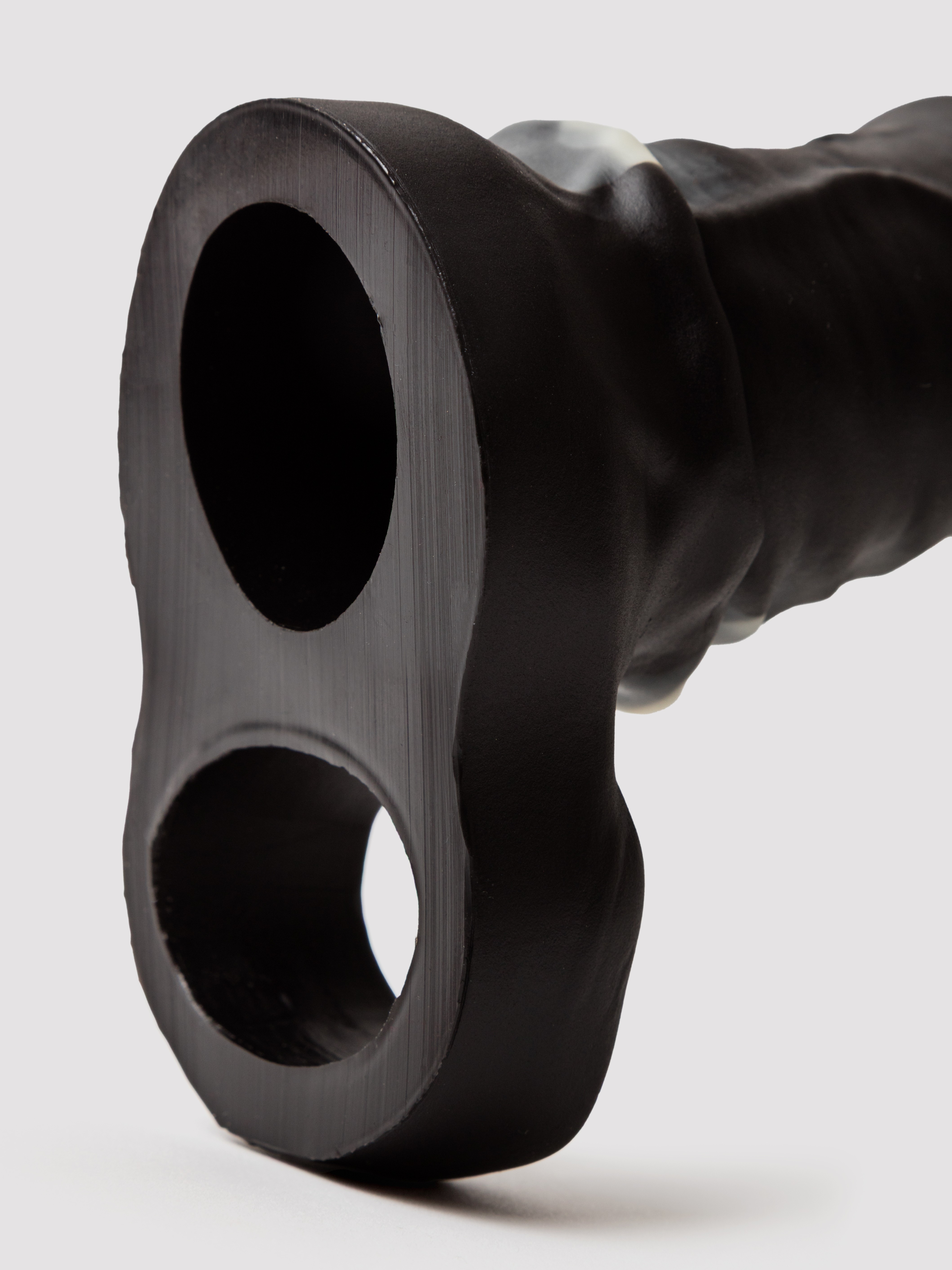 Creature Cocks Stallion 1.5" Silicone Penis Extension, Black, hi-res