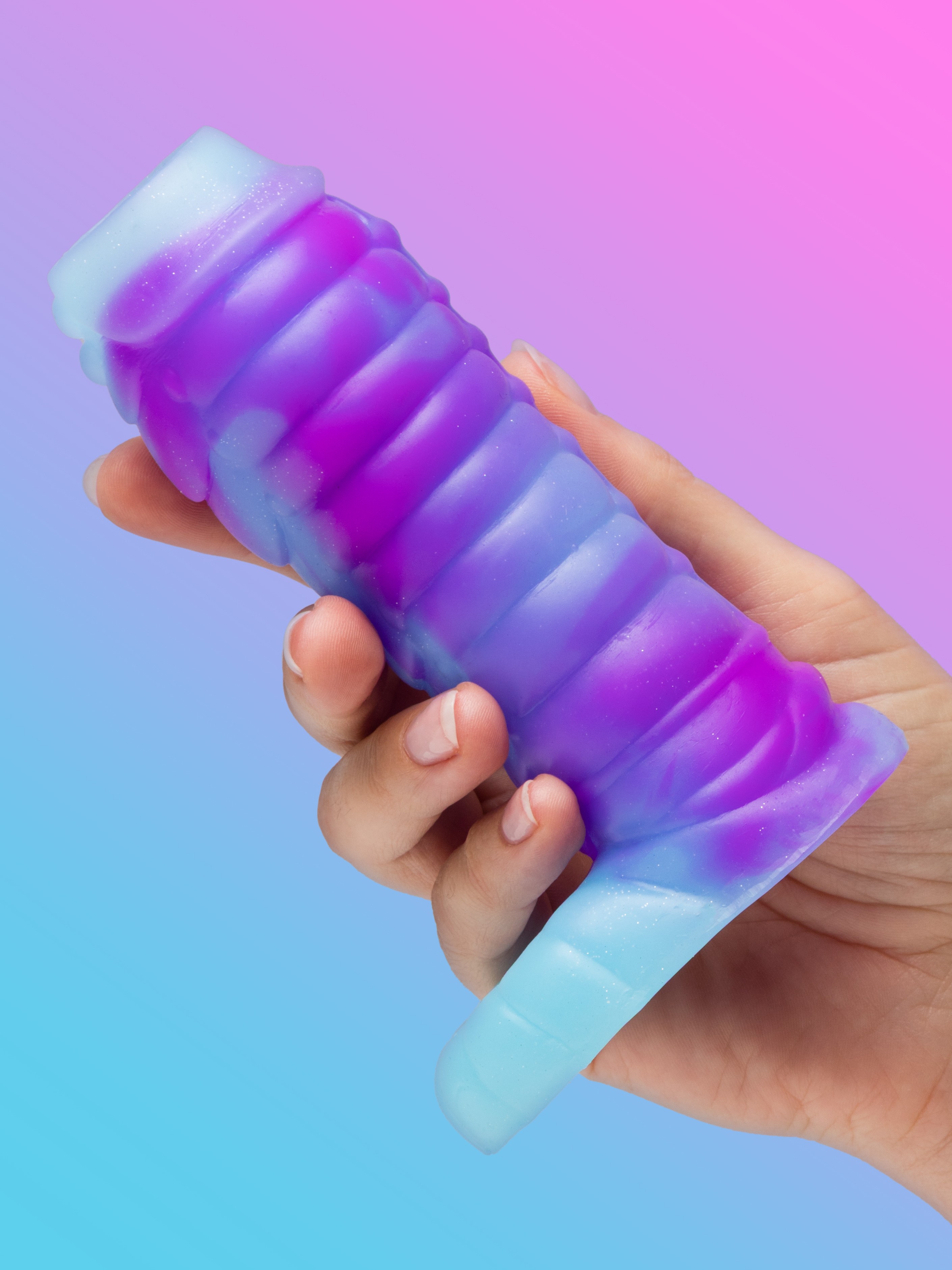 Creature Cocks Sea Stallion Silicone Penis Enhancer, Purple, hi-res
