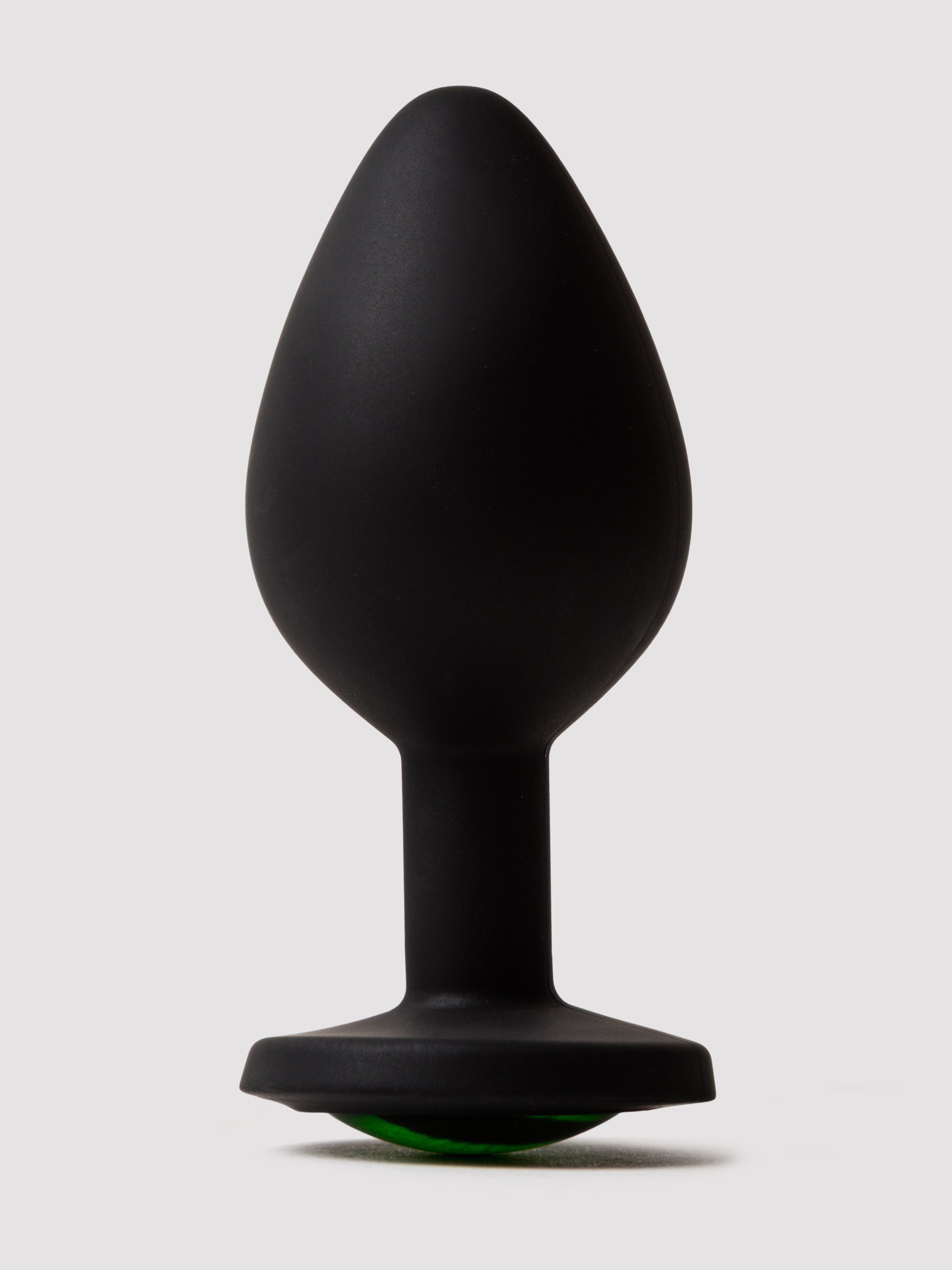 Creature Cocks Green Eye Silicone Medium Butt Plug, Black, hi-res