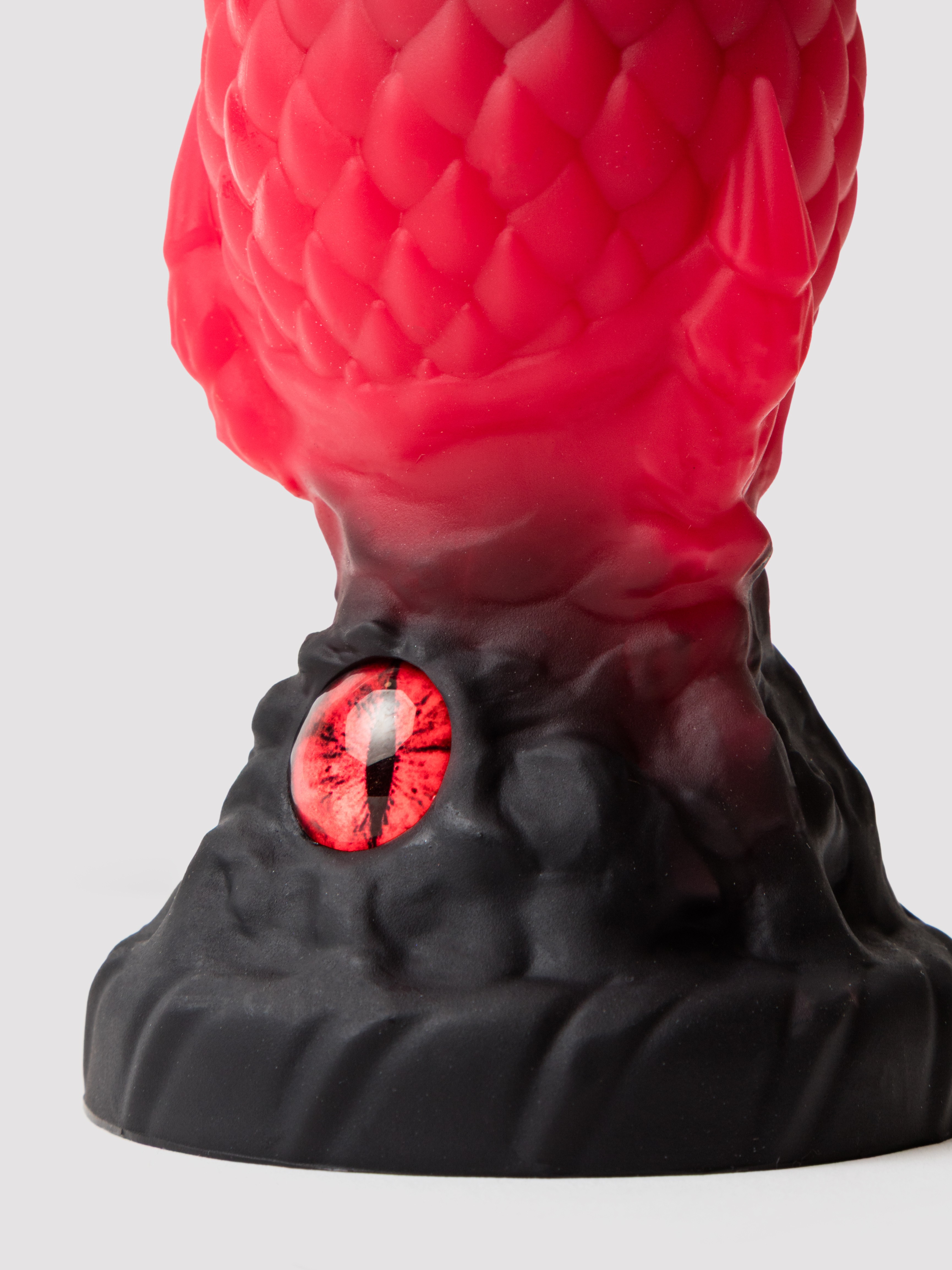 Creature Cocks Eye of the Dragon Red Silicone Butt Plug, Red, hi-res