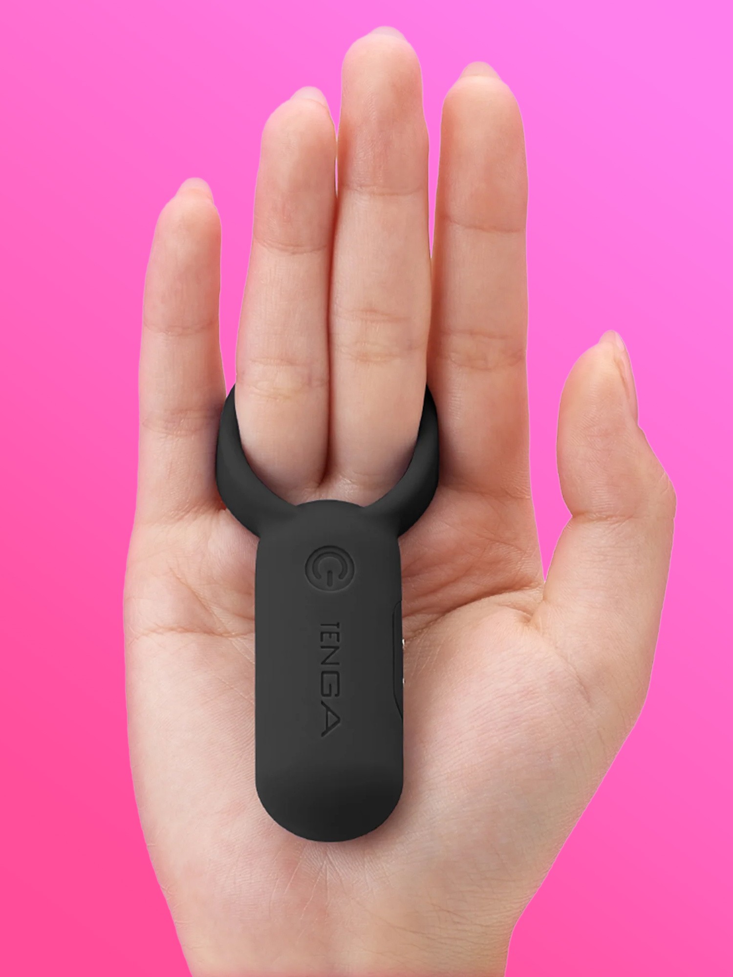 TENGA PaiRING Couples Cock Ring, Black, hi-res