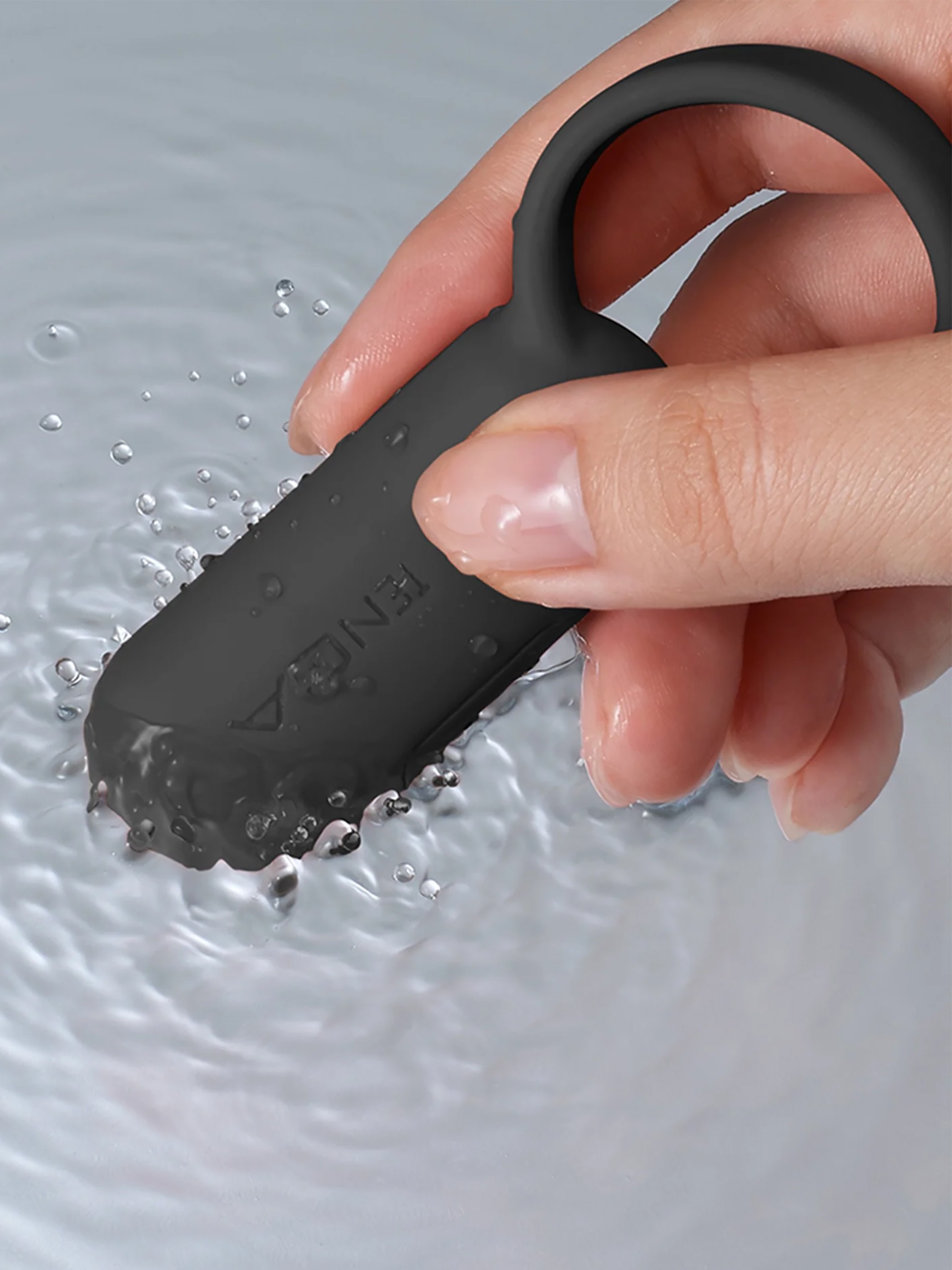 TENGA PaiRING Couples Cock Ring, Black, hi-res