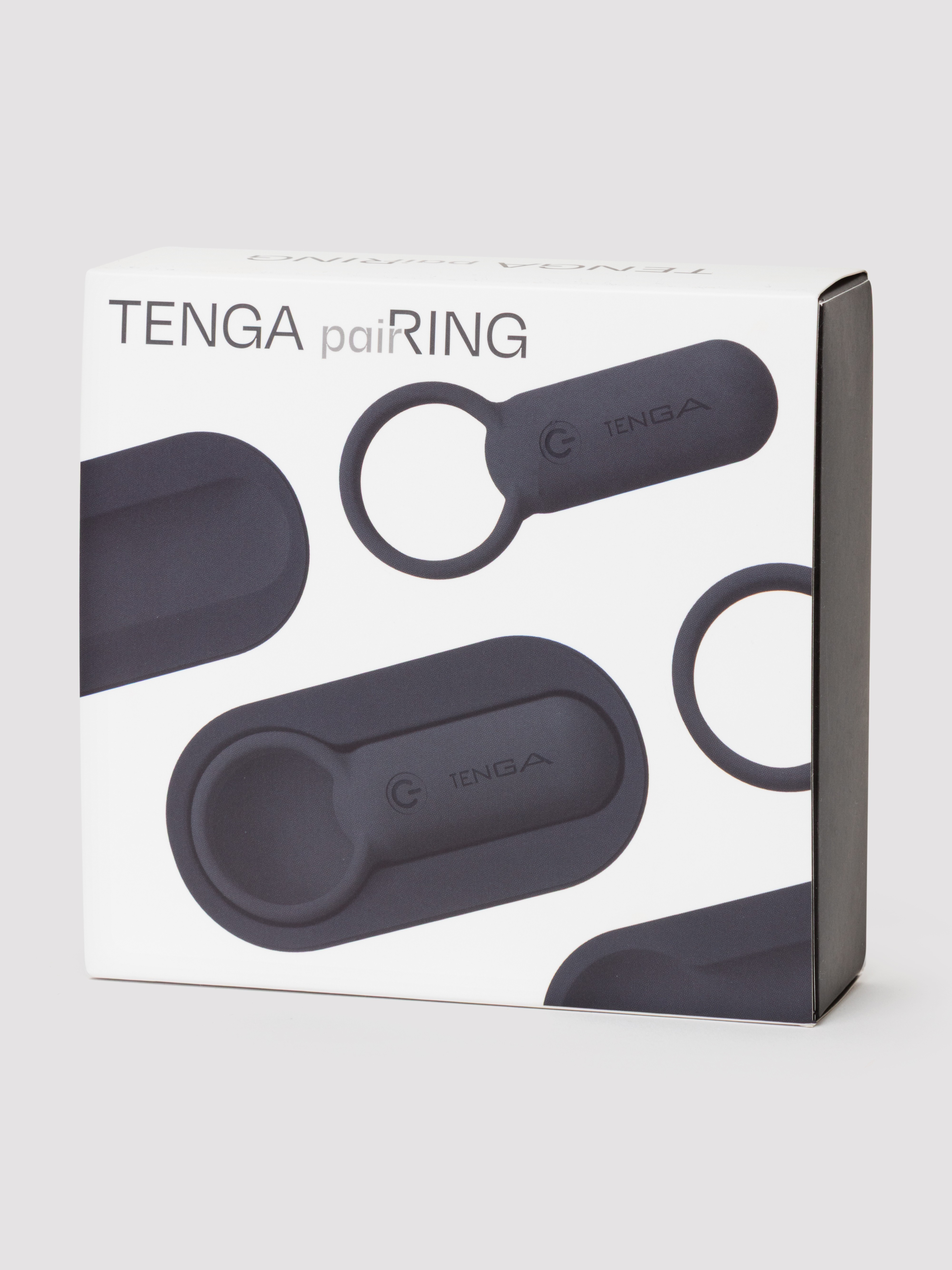 TENGA PaiRING Couples Cock Ring, Black, hi-res