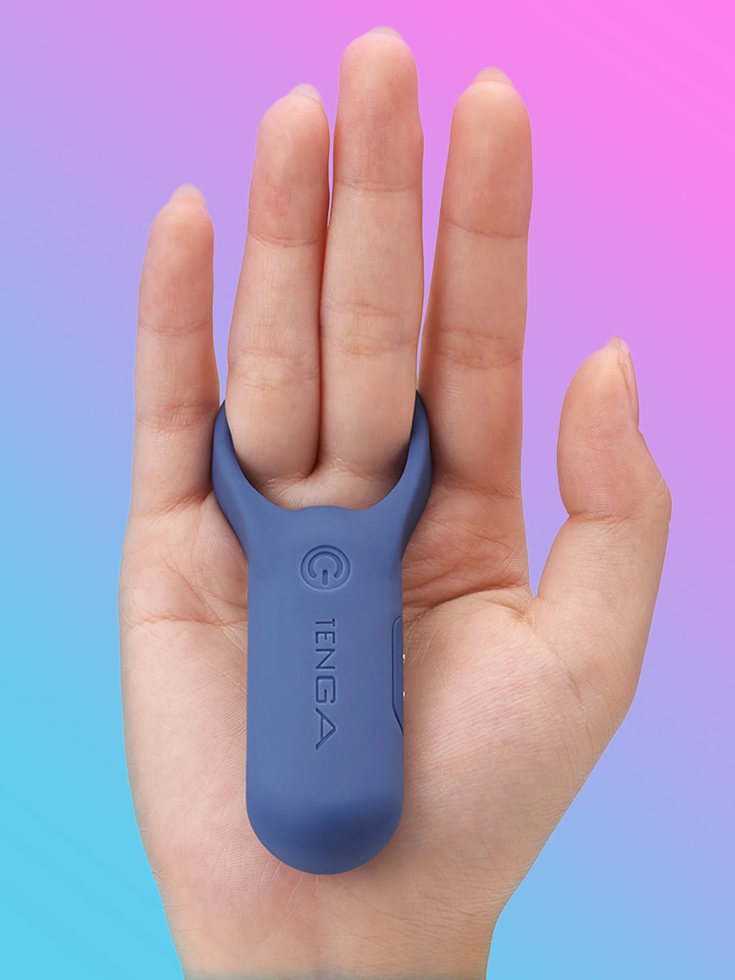 TENGA PaiRING + Couples Cock Ring, Blue, hi-res