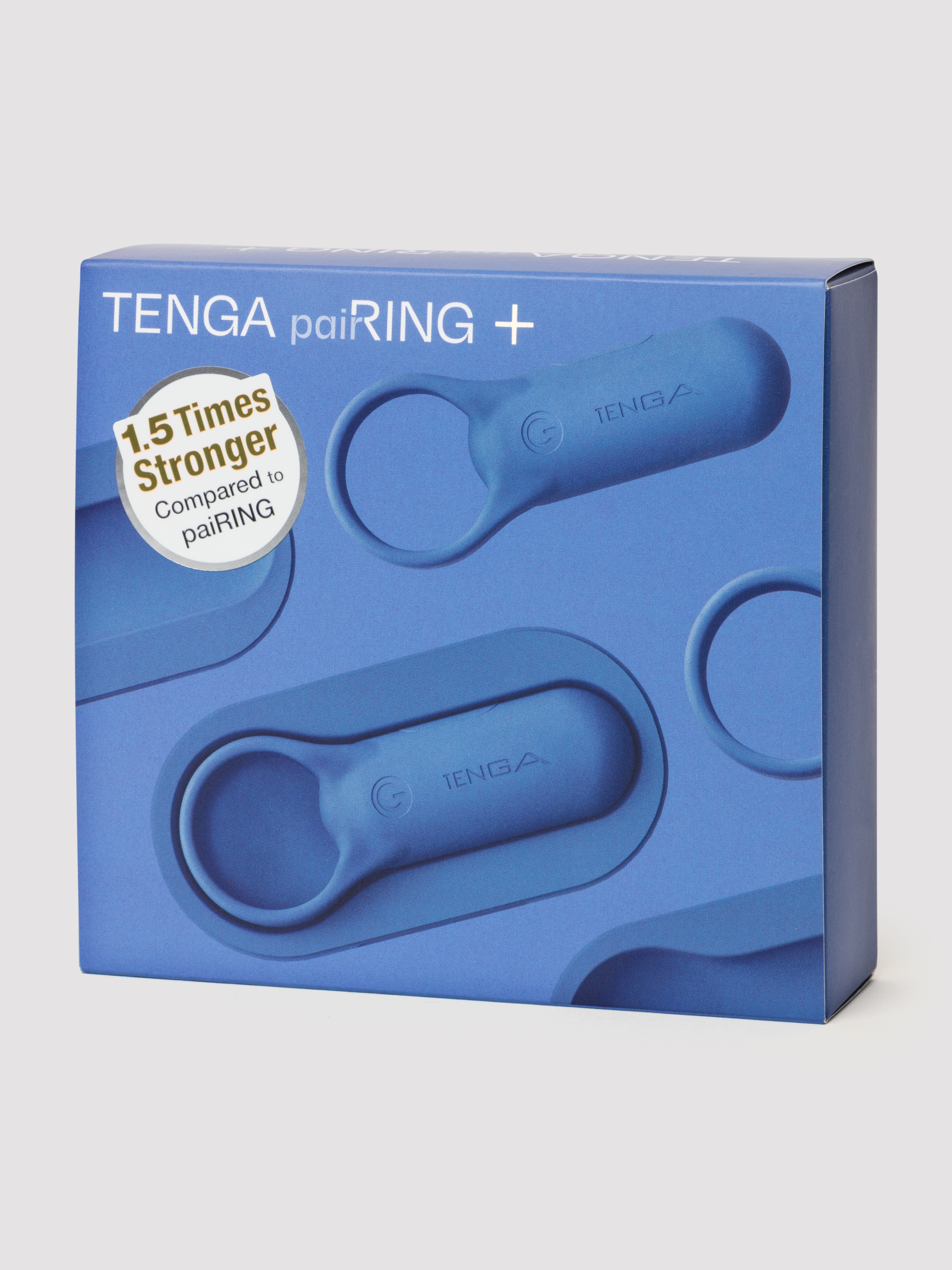 TENGA PaiRING + Couples Cock Ring, Blue, hi-res