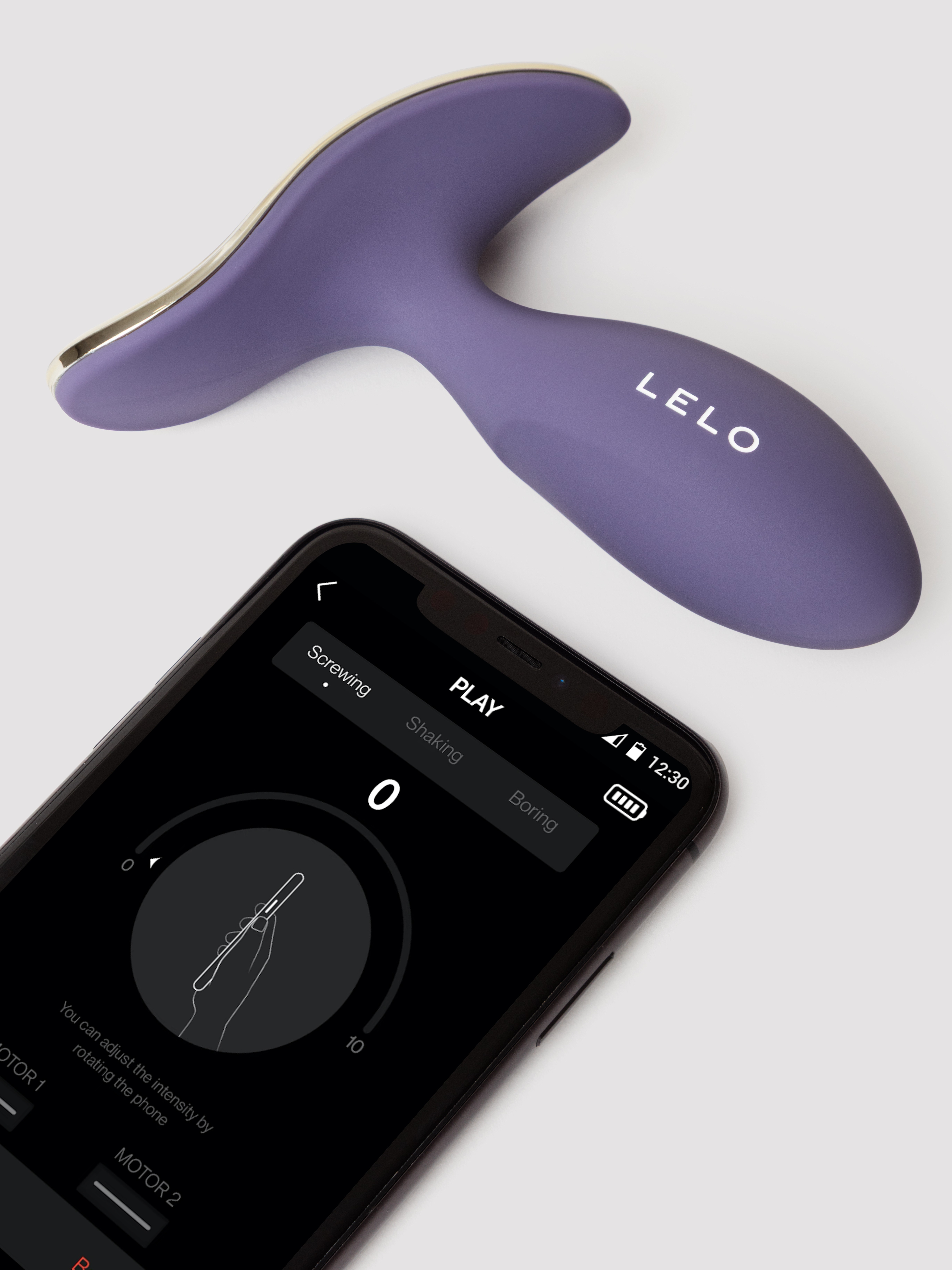 Lelo Surfer 2 App Controlled Vibrating Butt Plug, Purple, hi-res