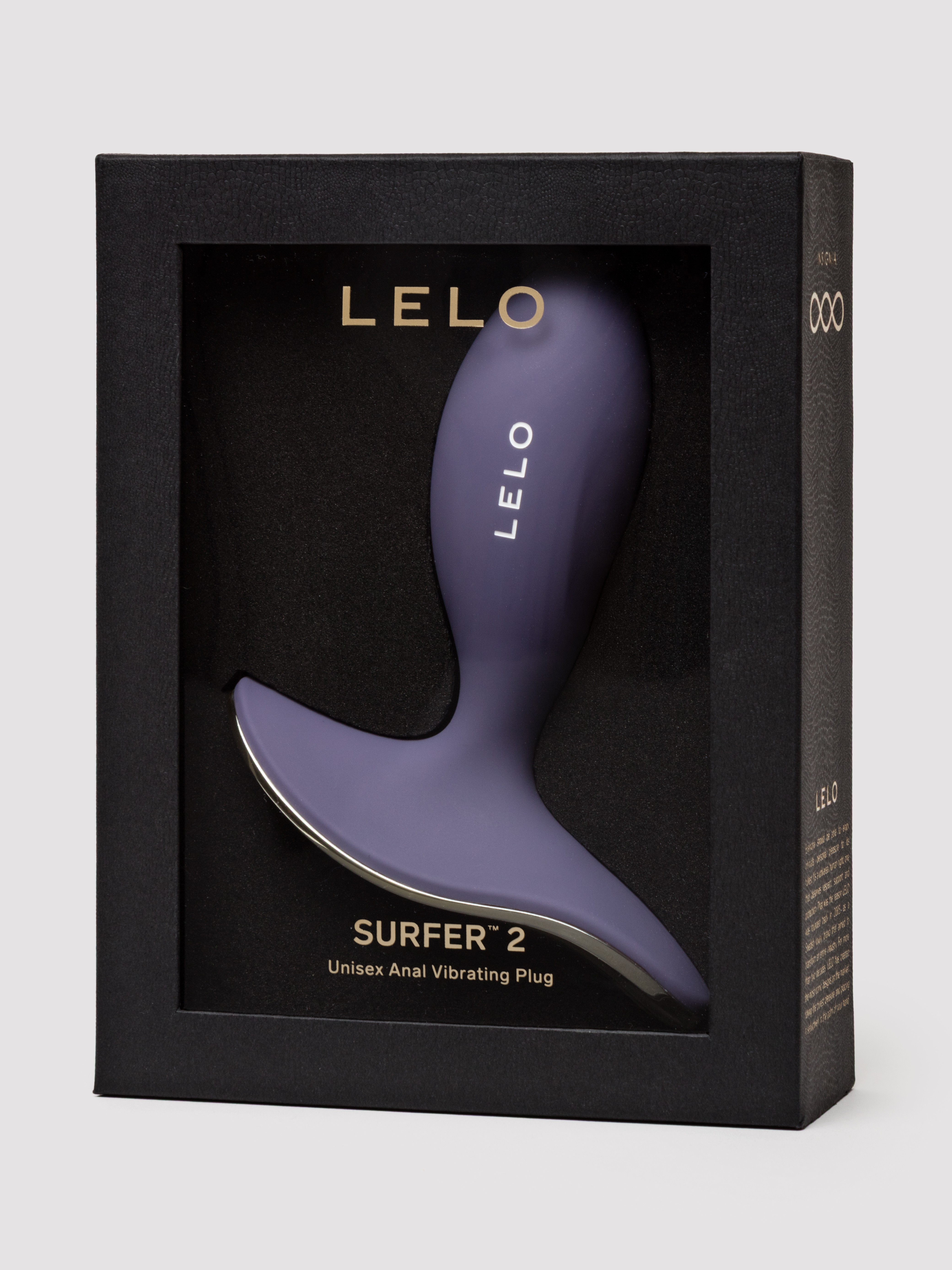 Lelo Surfer 2 App Controlled Vibrating Butt Plug, Purple, hi-res