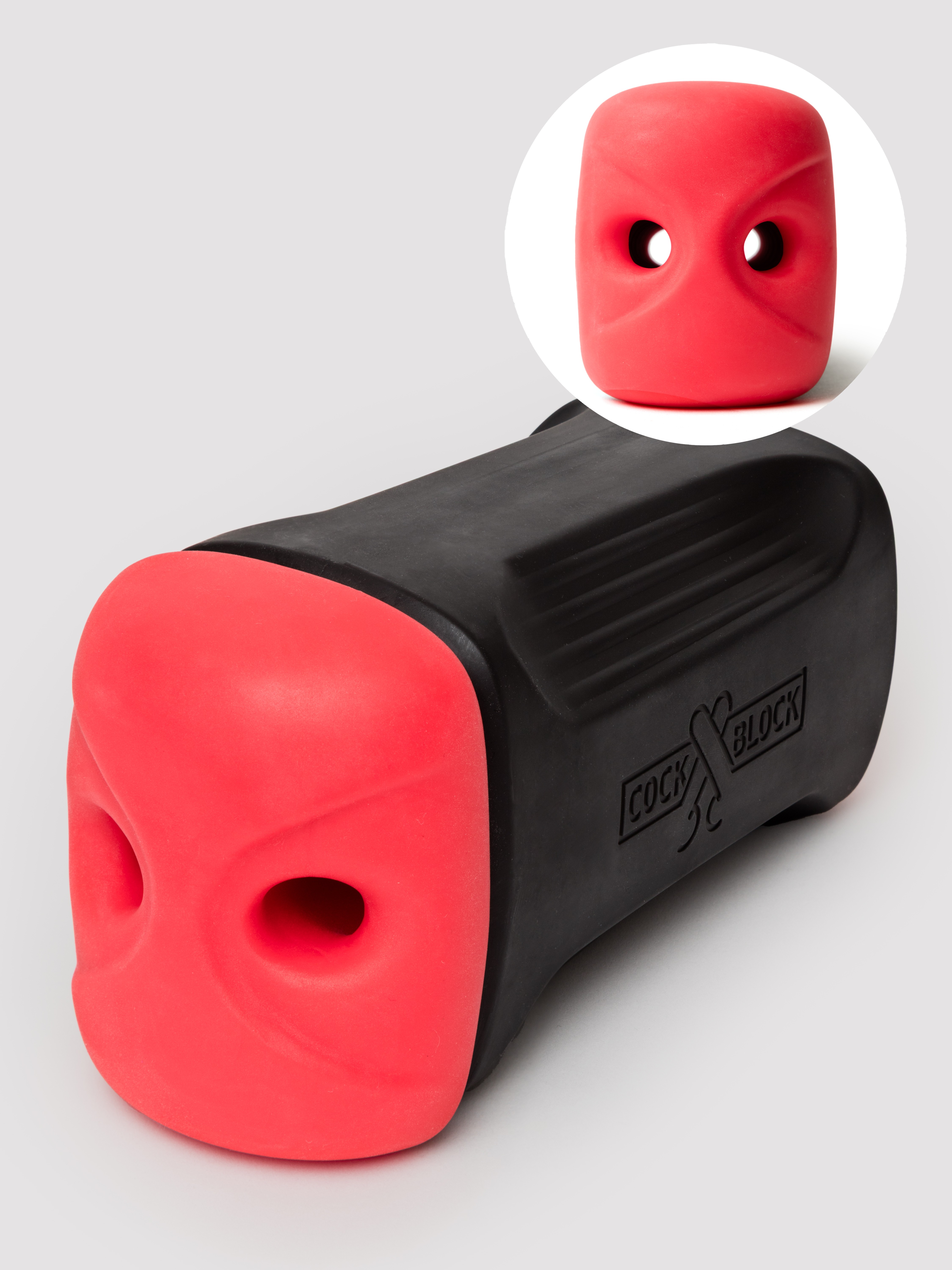 CockBlock Masturbator for Male Couples, Black, hi-res