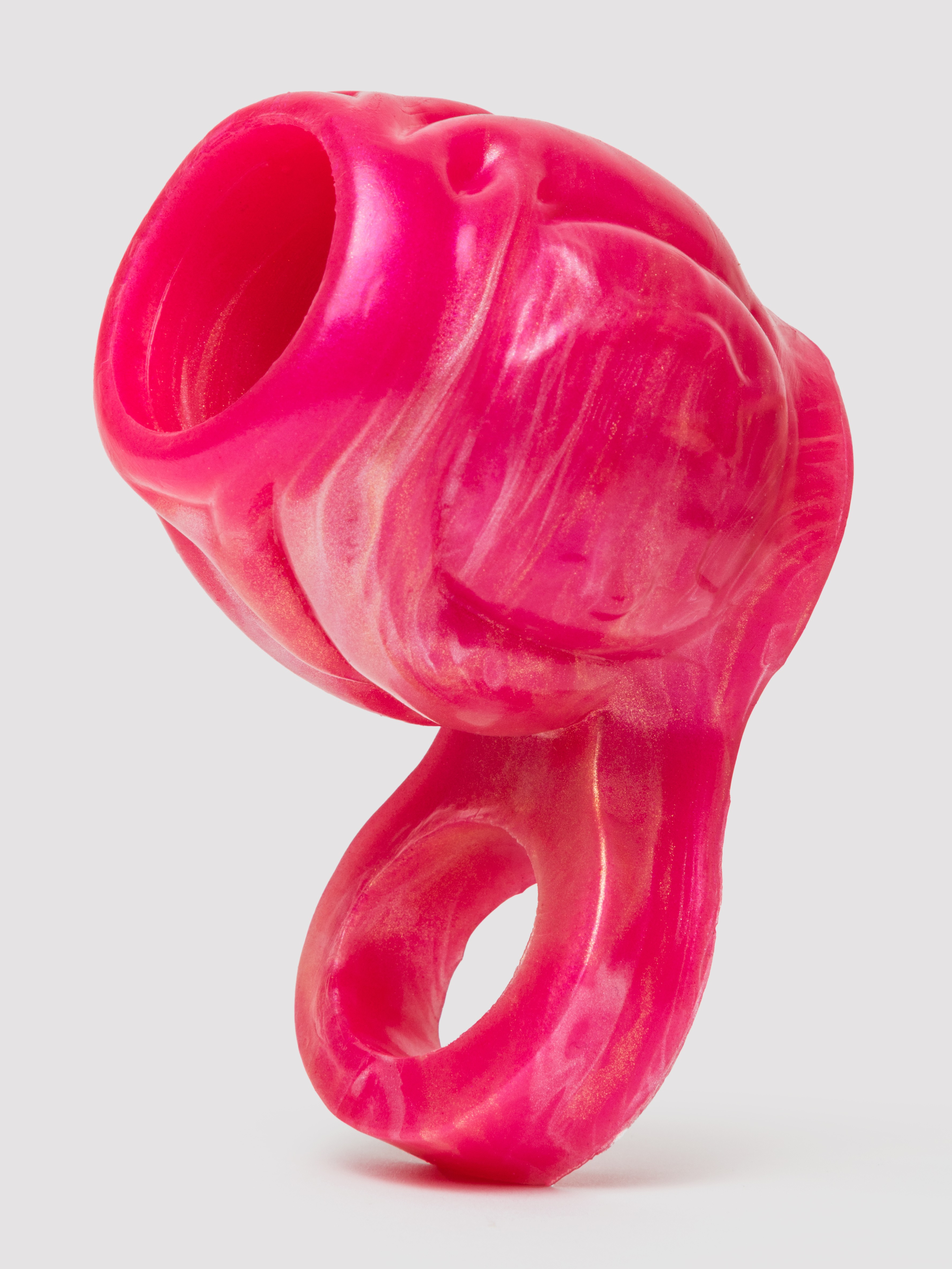 Kiotos Monstar Fantasy Silicone Penis Sleeve with Ball Loop, Pink, hi-res
