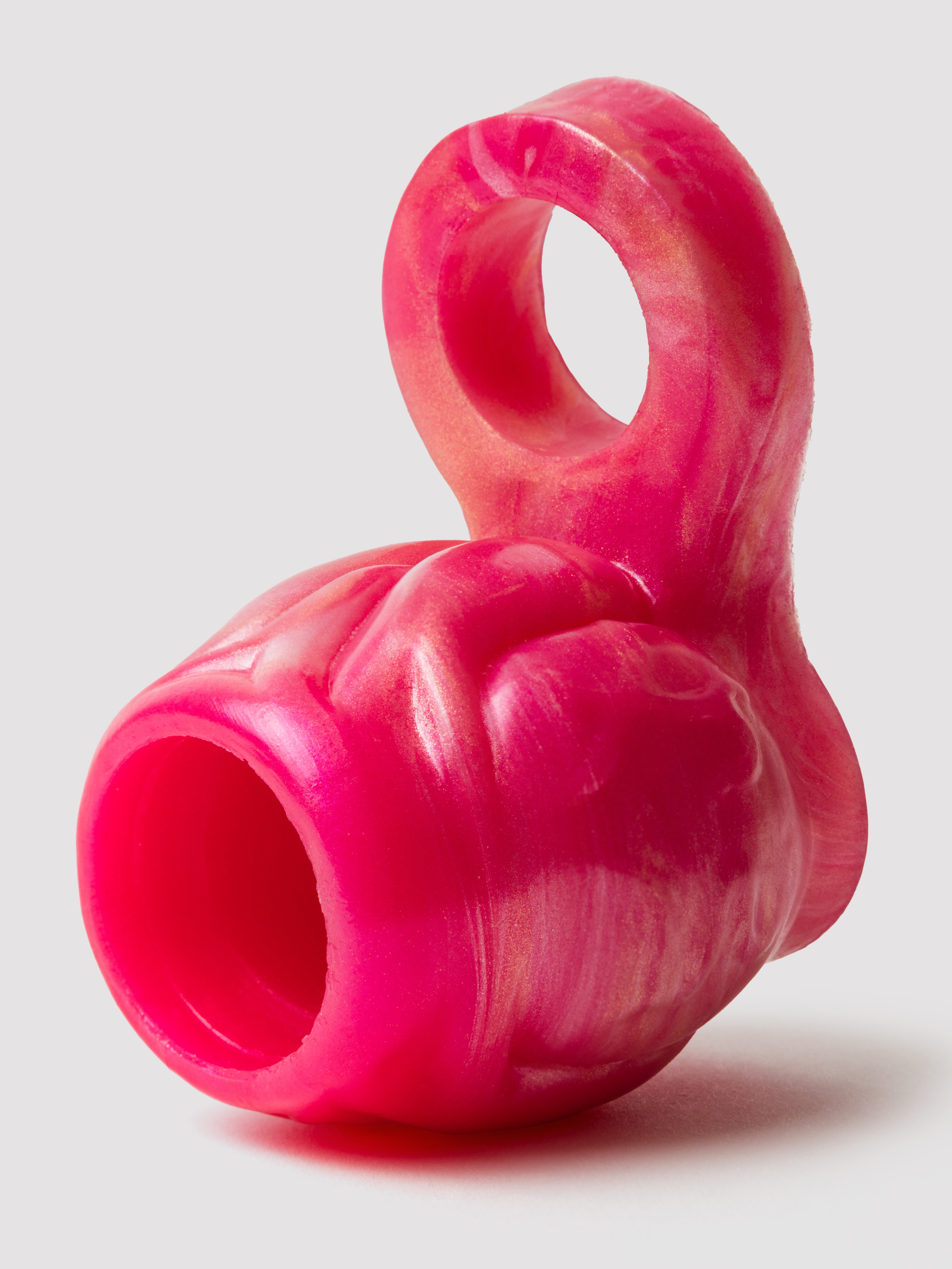 Kiotos Monstar Fantasy Silicone Penis Sleeve with Ball Loop, Pink, hi-res