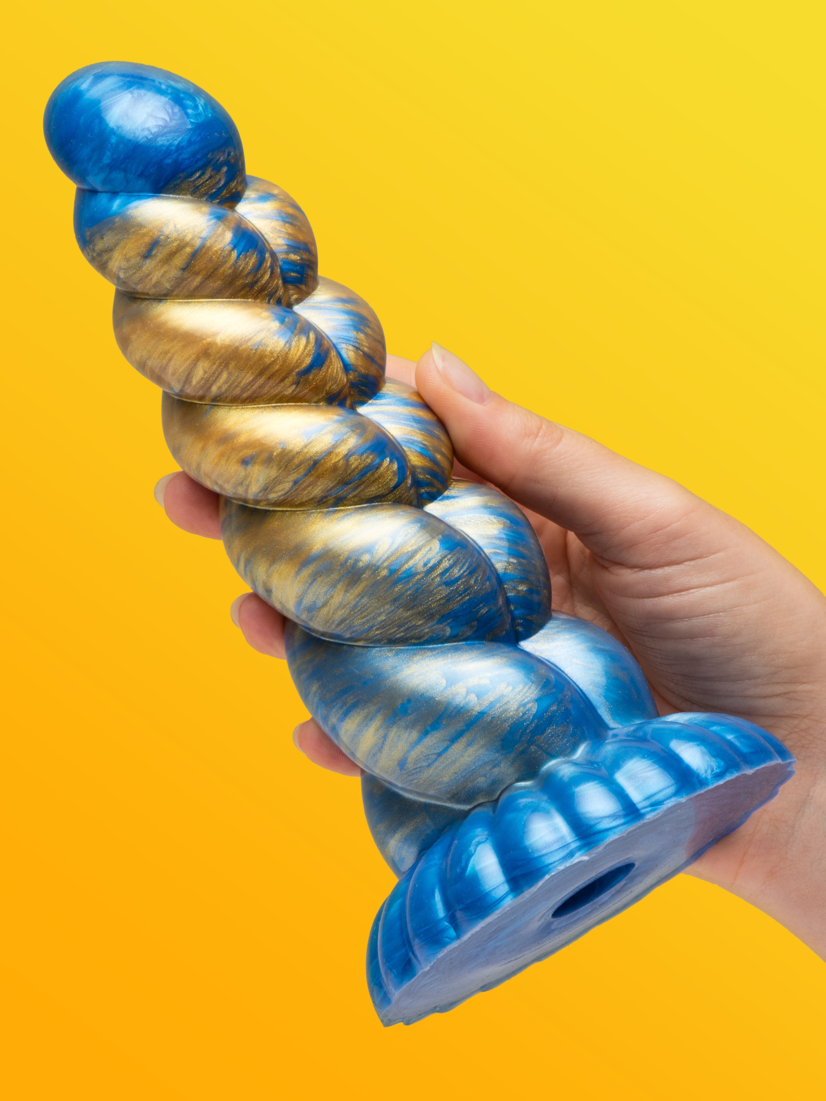 Doc Johnson Fantasy Outer Rim Dildo, Blue, hi-res