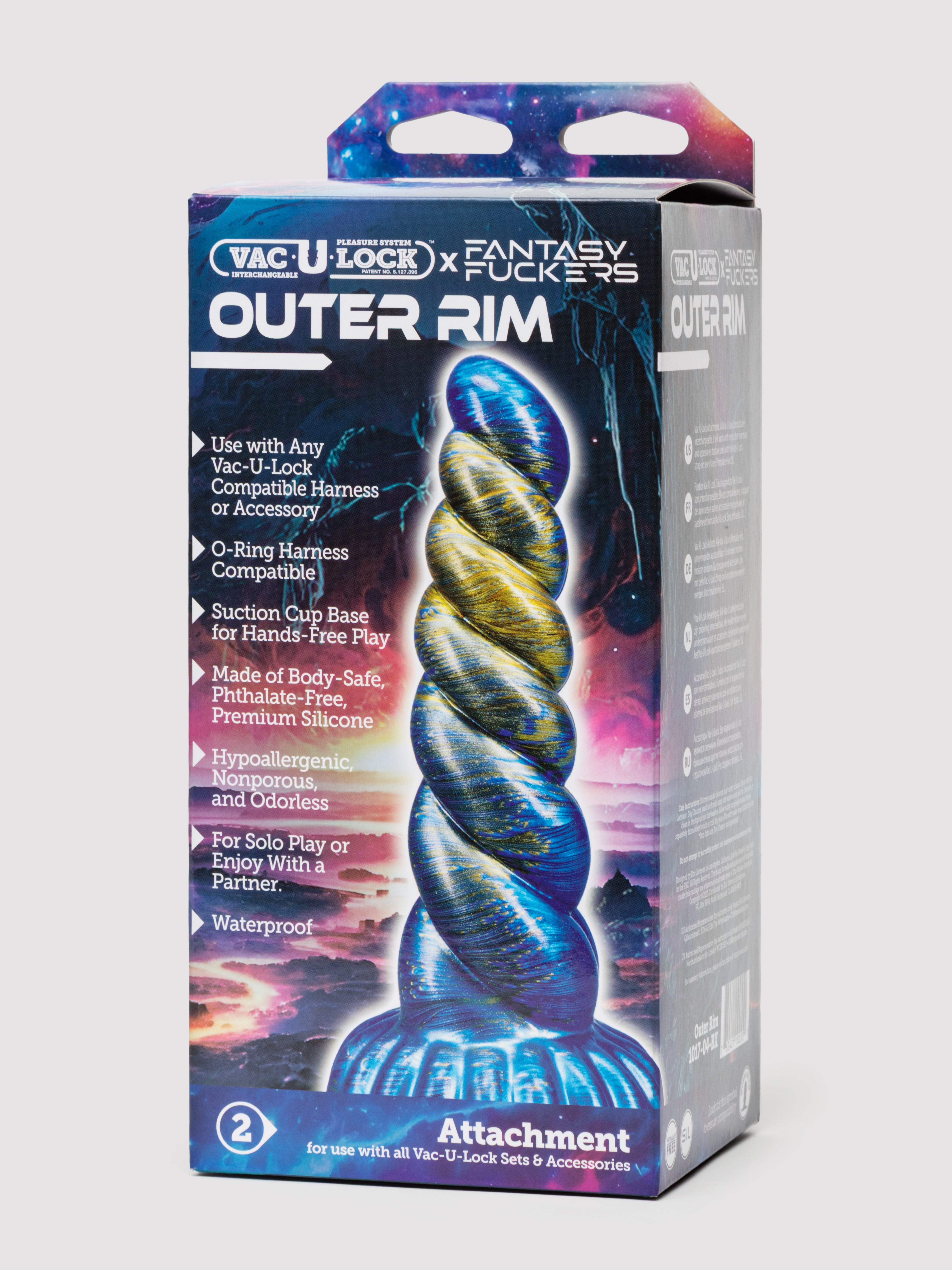 Doc Johnson Fantasy Outer Rim Dildo, Blue, hi-res