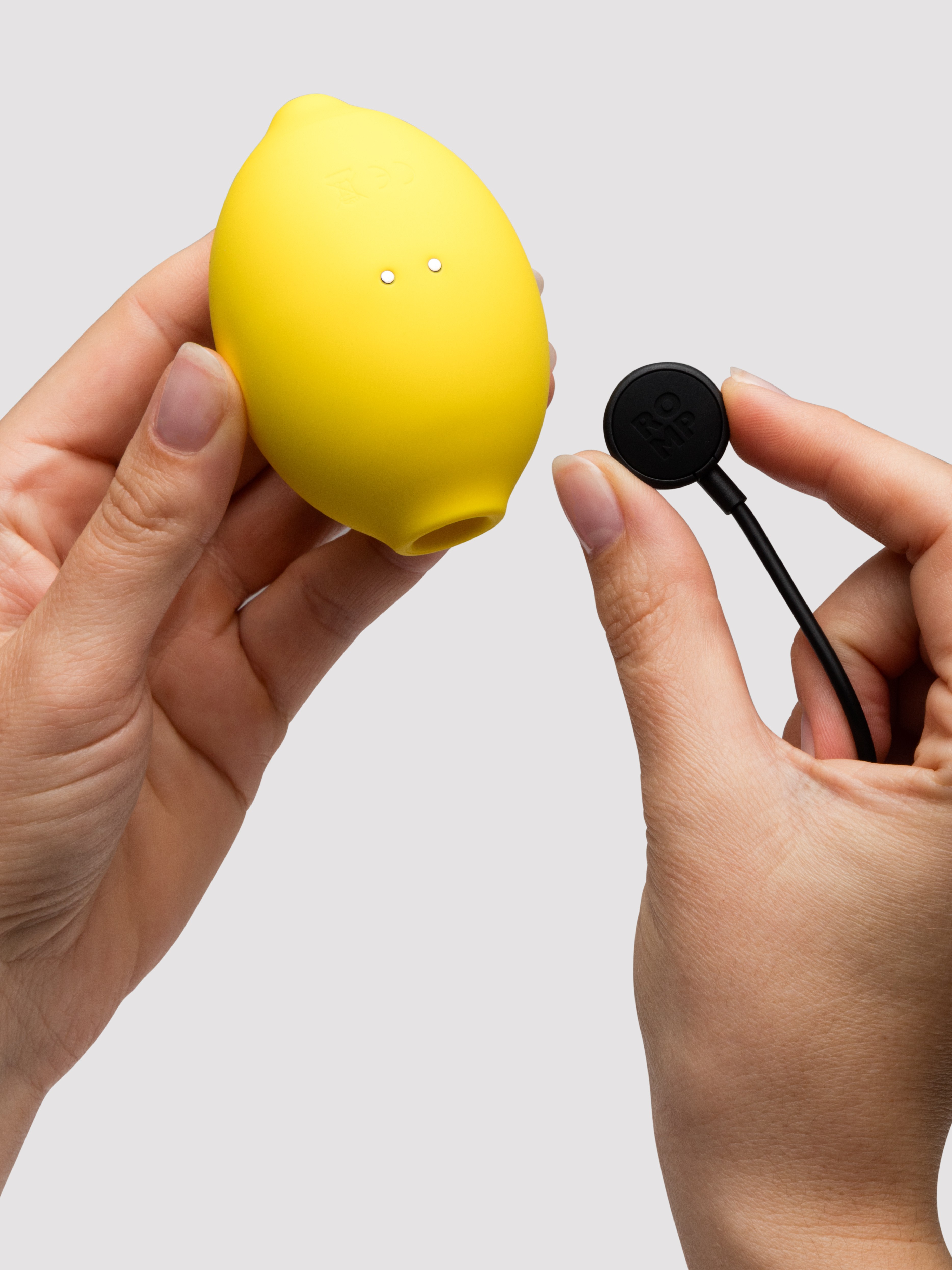 Lemon Toy Clitoral Massager by ROMP, Yellow, hi-res