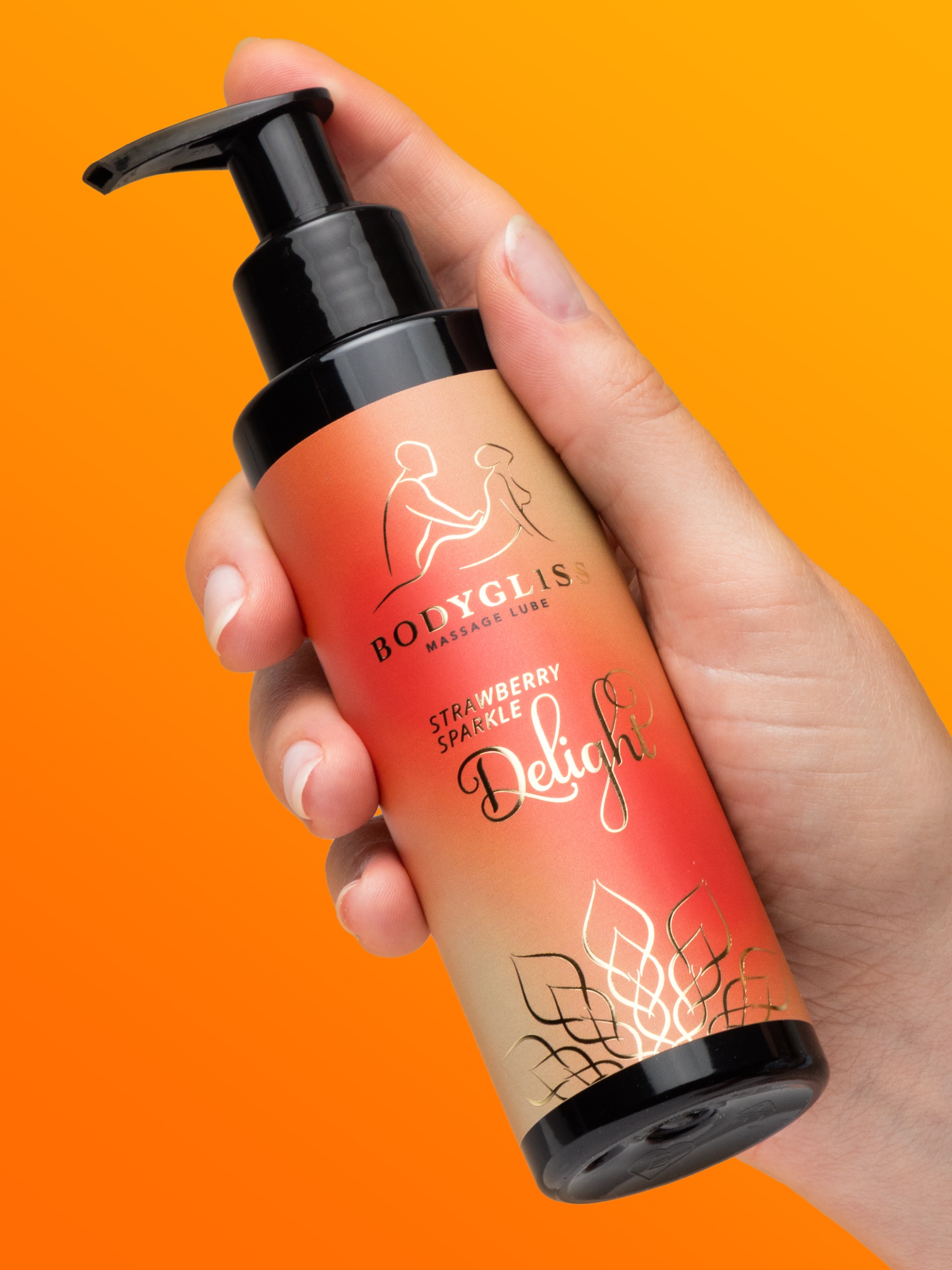 BodyGliss Strawberry Sparkle Delight 2-in-1 Massage Oil And Lubricant 150ml, , hi-res