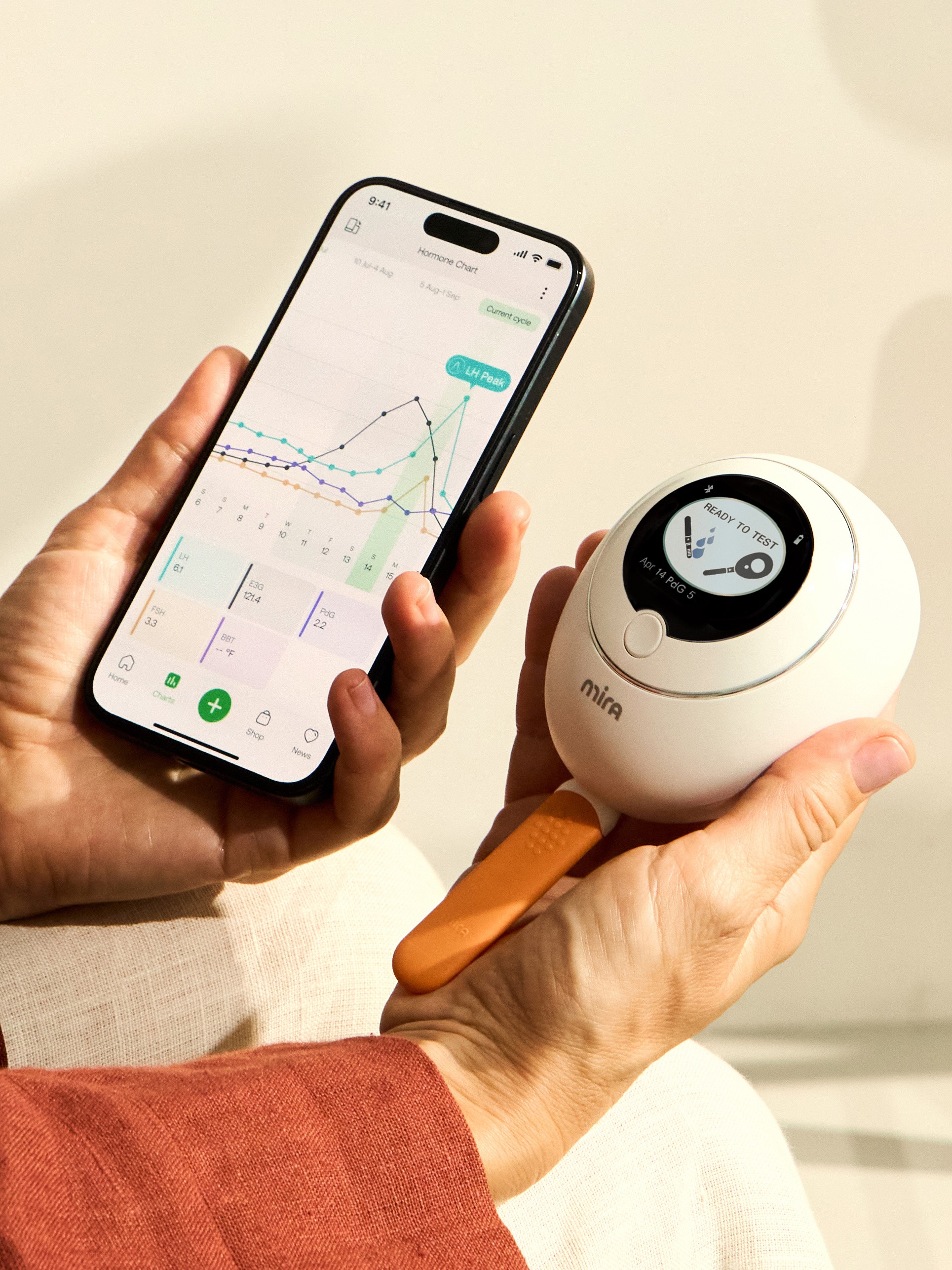 Mira Ultra4 Hormone Monitor Kit, White, hi-res