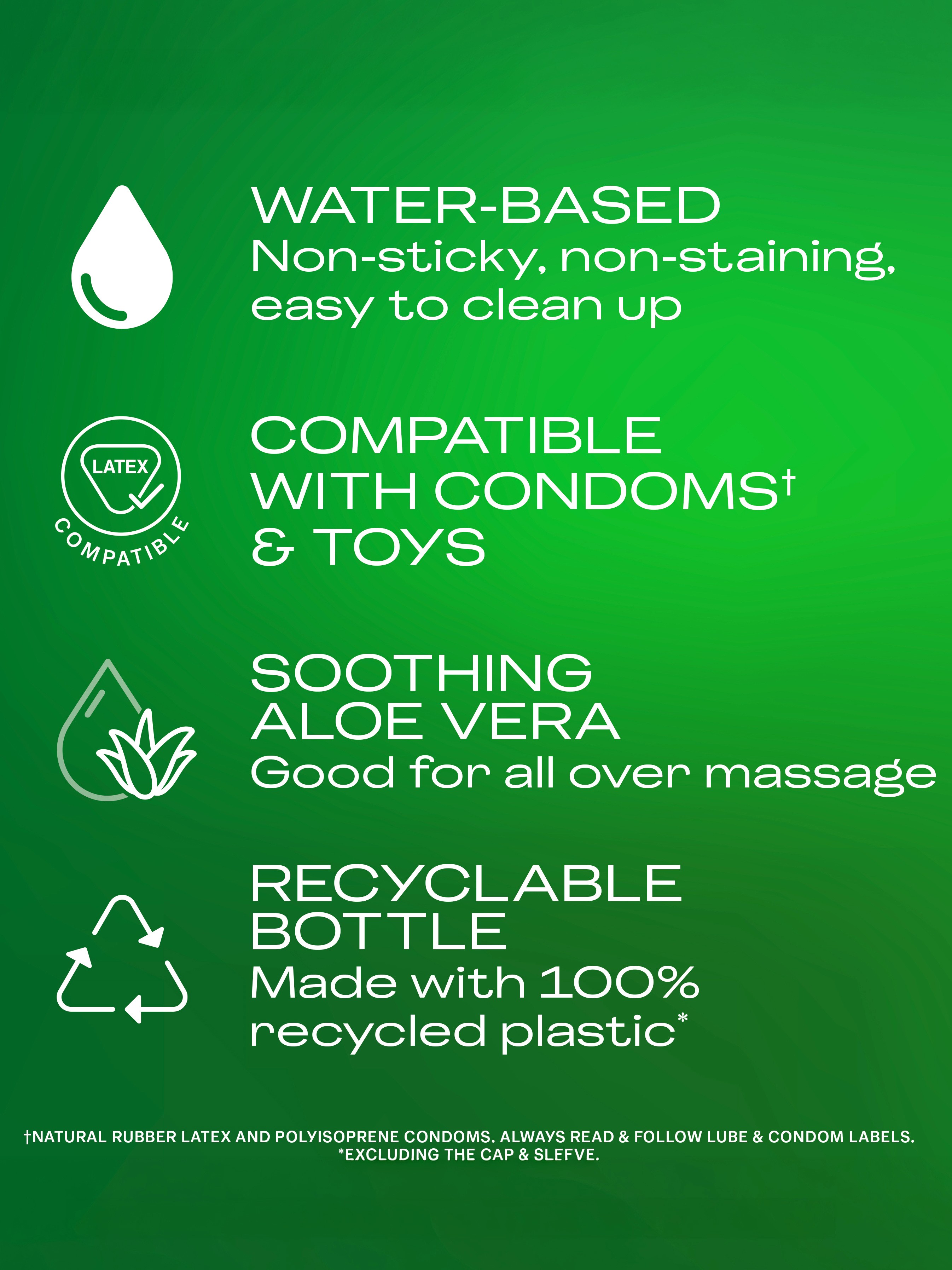 Durex Massage & Play Soothing Touch 2 in 1 Lubricant Aloe Vera 6.7oz, , hi-res