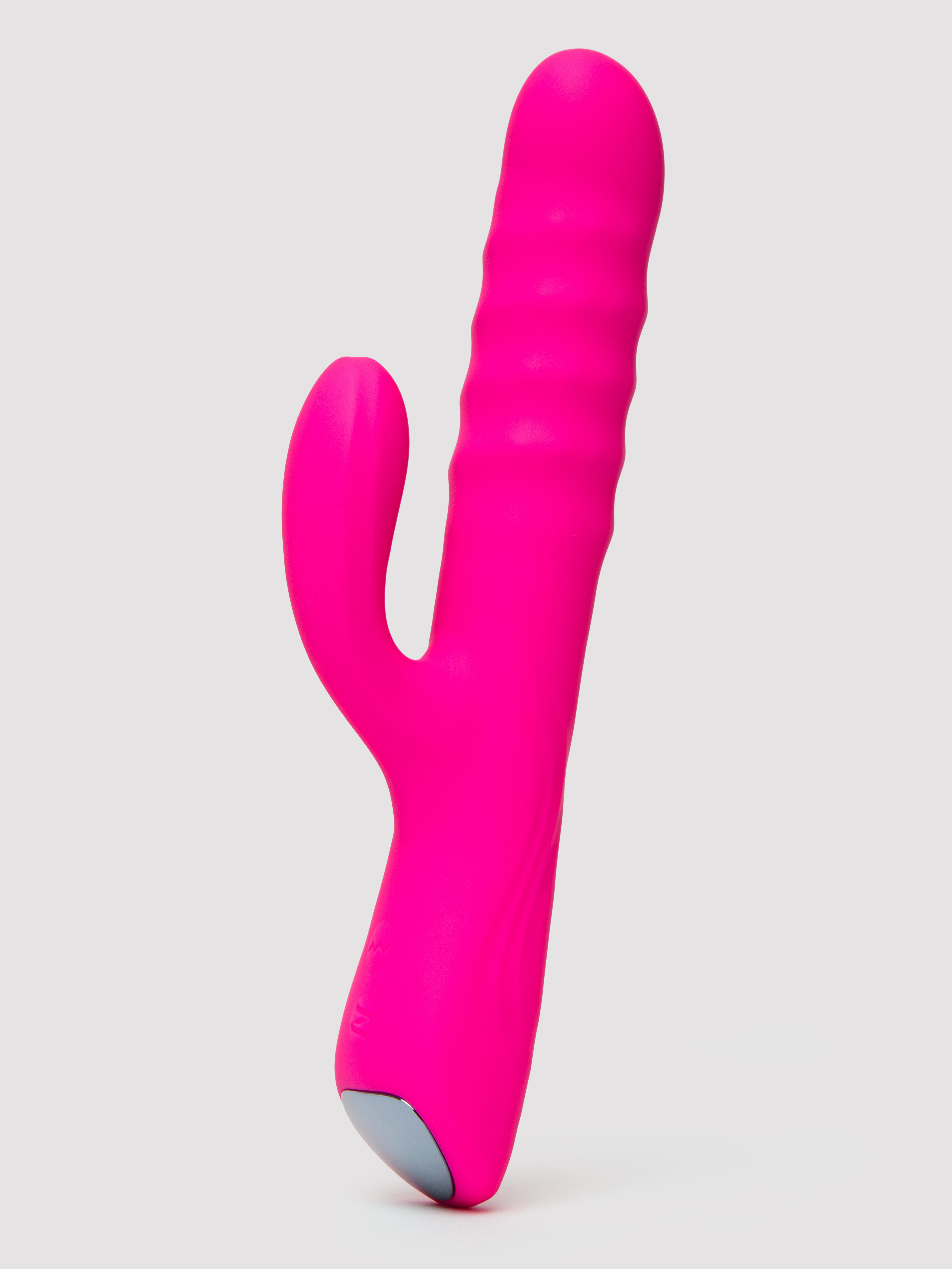 Lovense Velvo App Controlled Rabbit Vibrator with Rotating Beads, Pink, hi-res