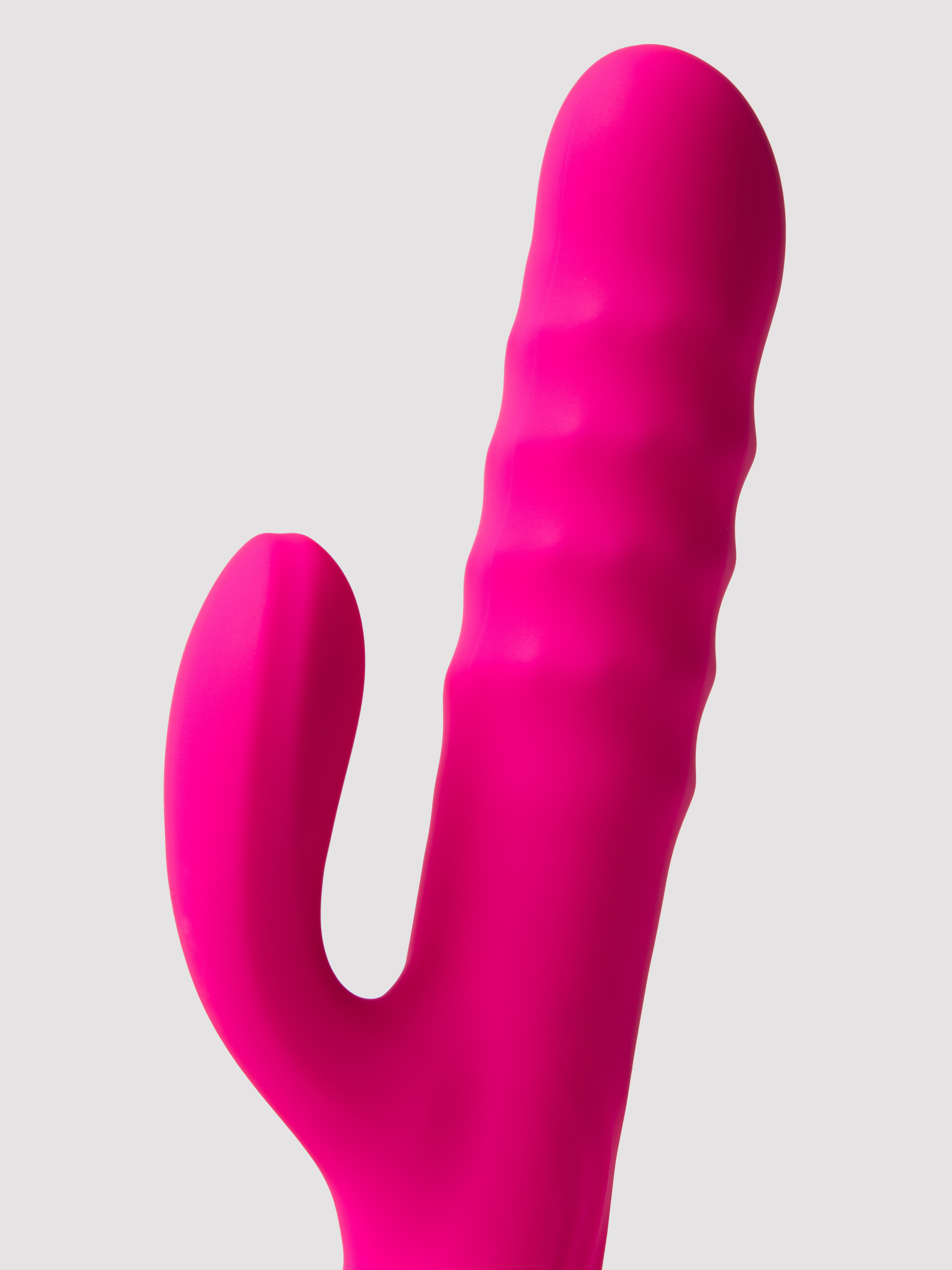 Lovense Velvo App Controlled Rabbit Vibrator with Rotating Beads, Pink, hi-res