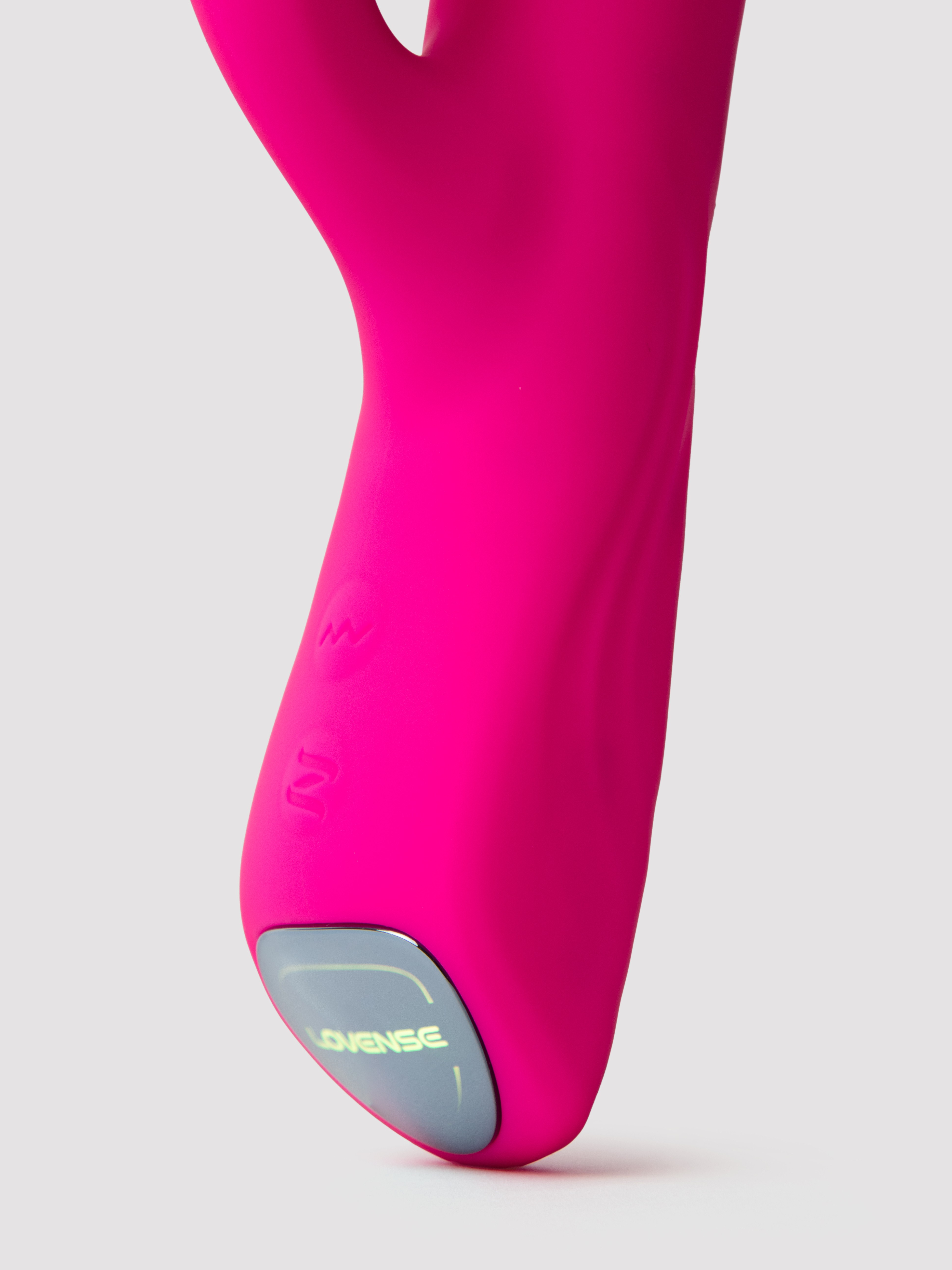 Lovense Velvo App Controlled Rabbit Vibrator with Rotating Beads, Pink, hi-res